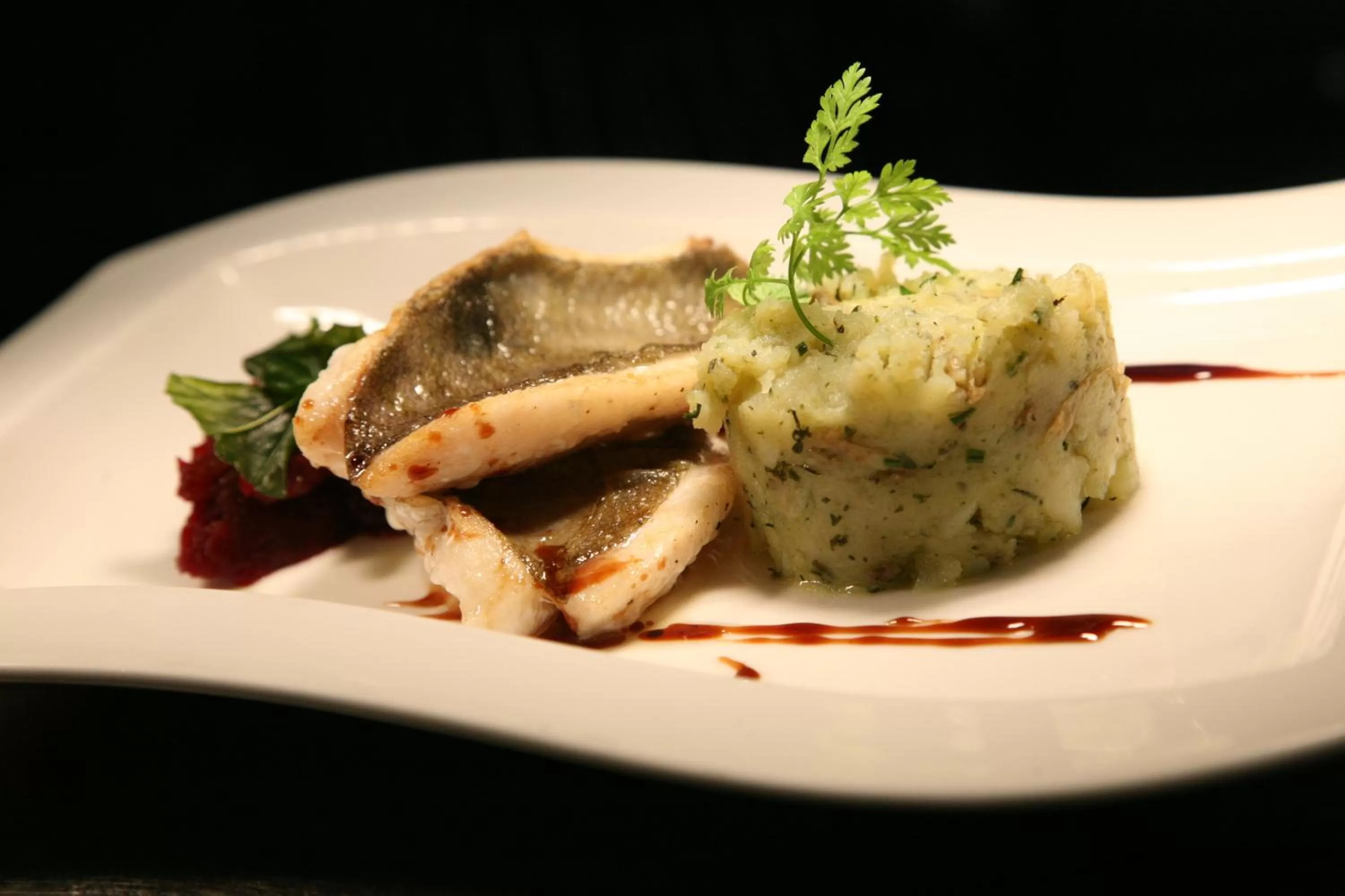 Food close-up in The Rock Inn