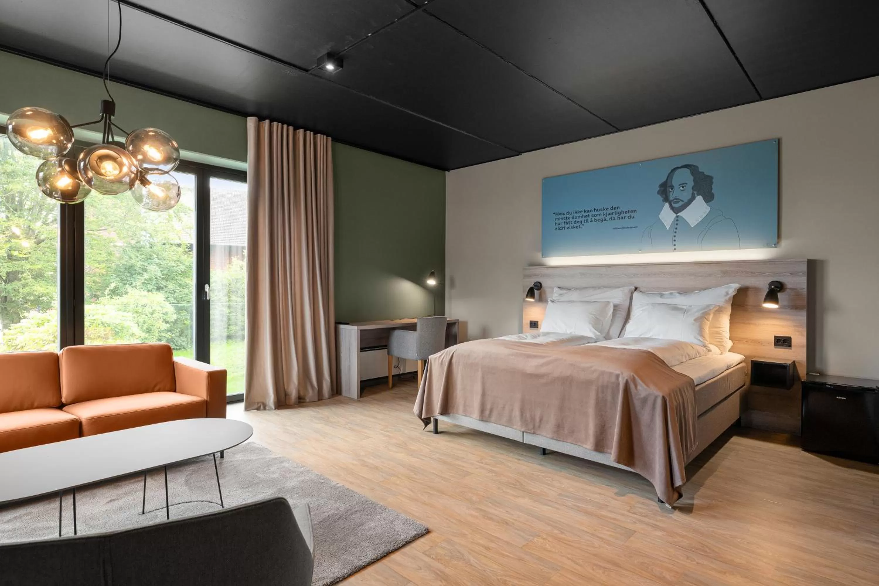 Bed in Hotell Jæren