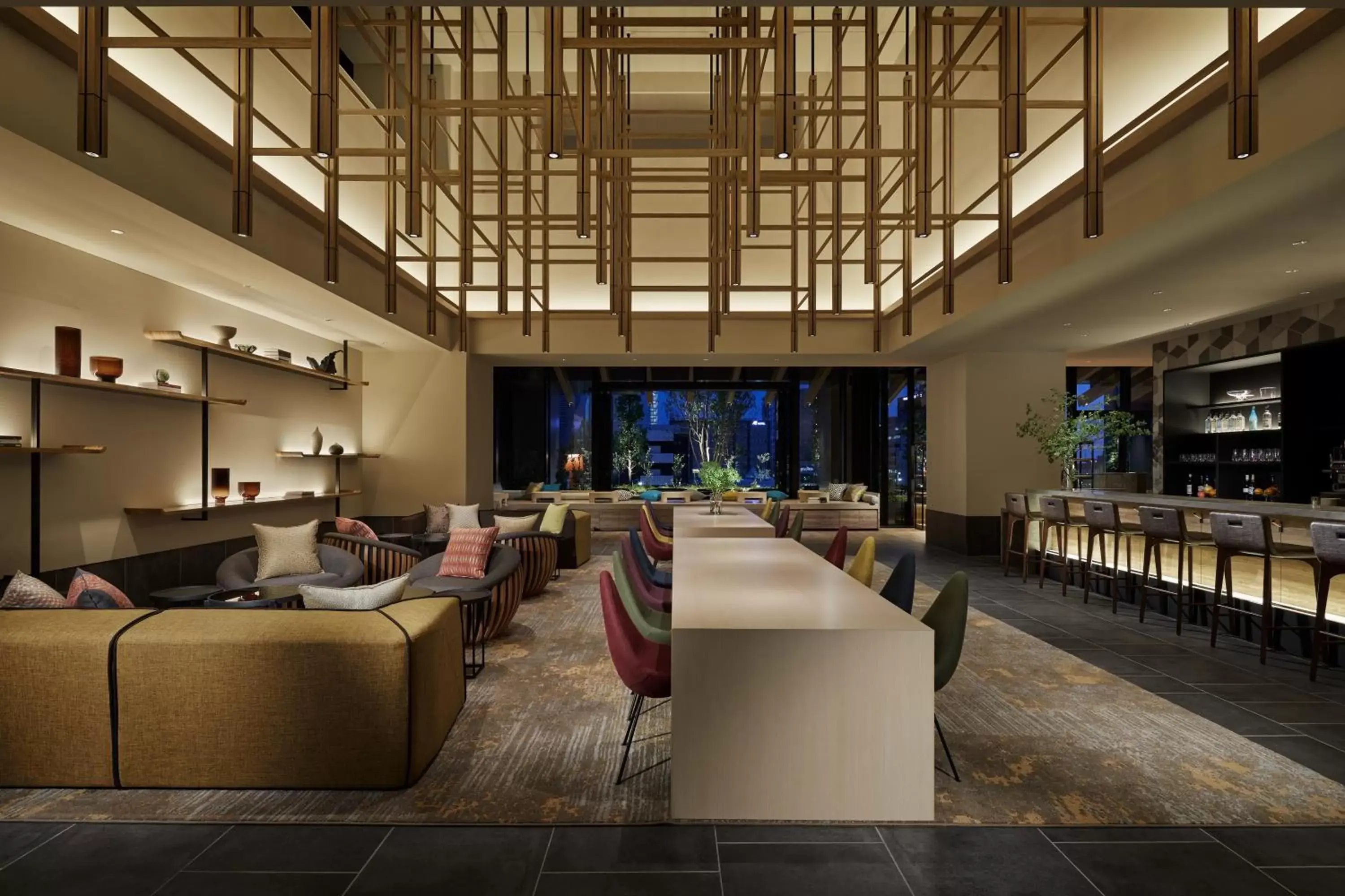 Lobby or reception, Lounge/Bar in Hyatt House Kanazawa