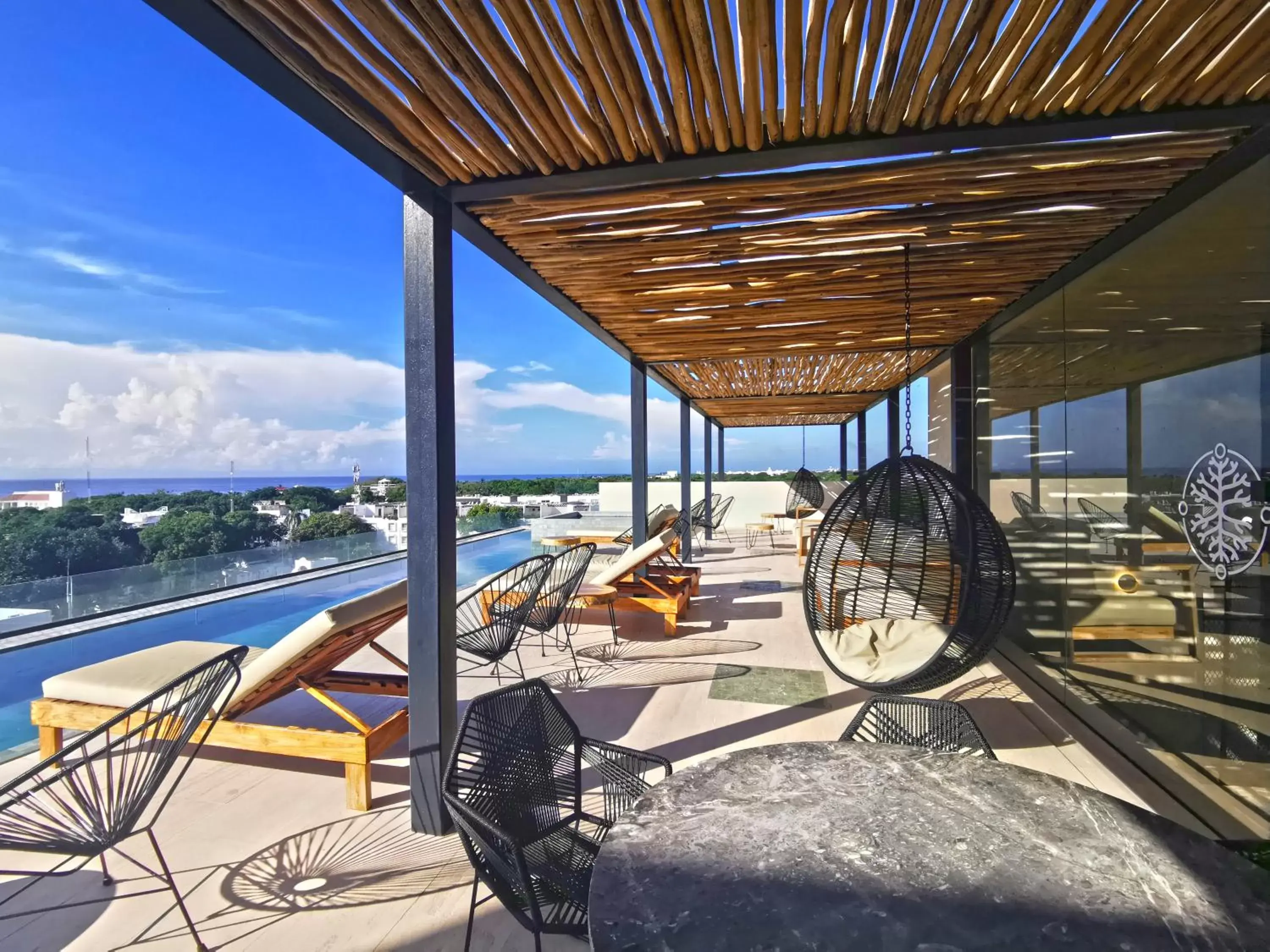 Balcony/Terrace in Kaab South Beach by The Spot Rentals