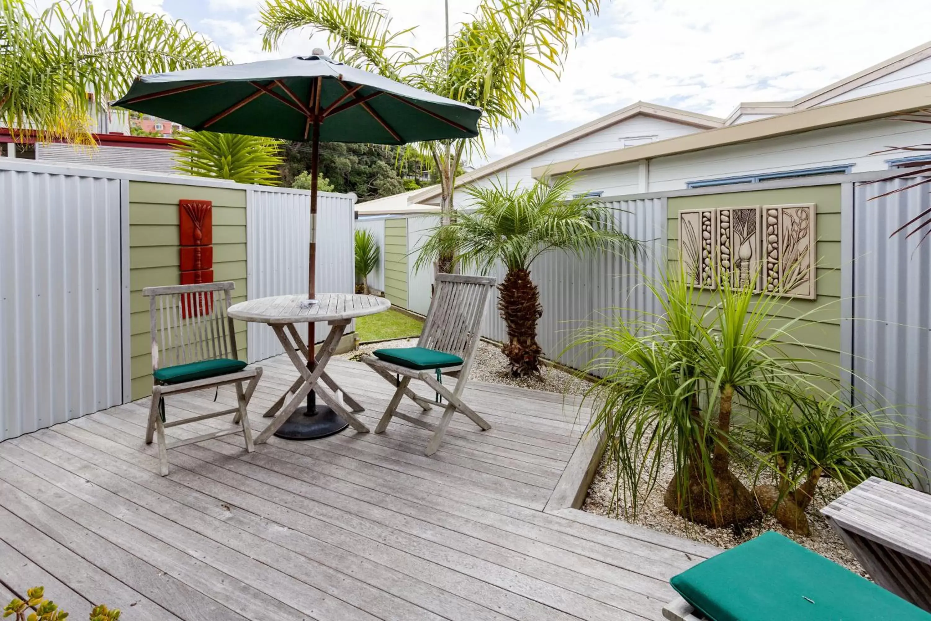 Patio in Tairua Shores Motel