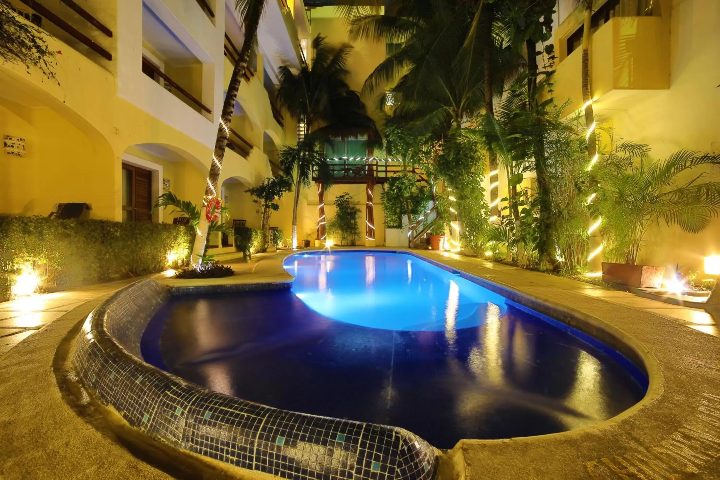 Garden, Swimming Pool in Hotel Riviera Caribe Maya