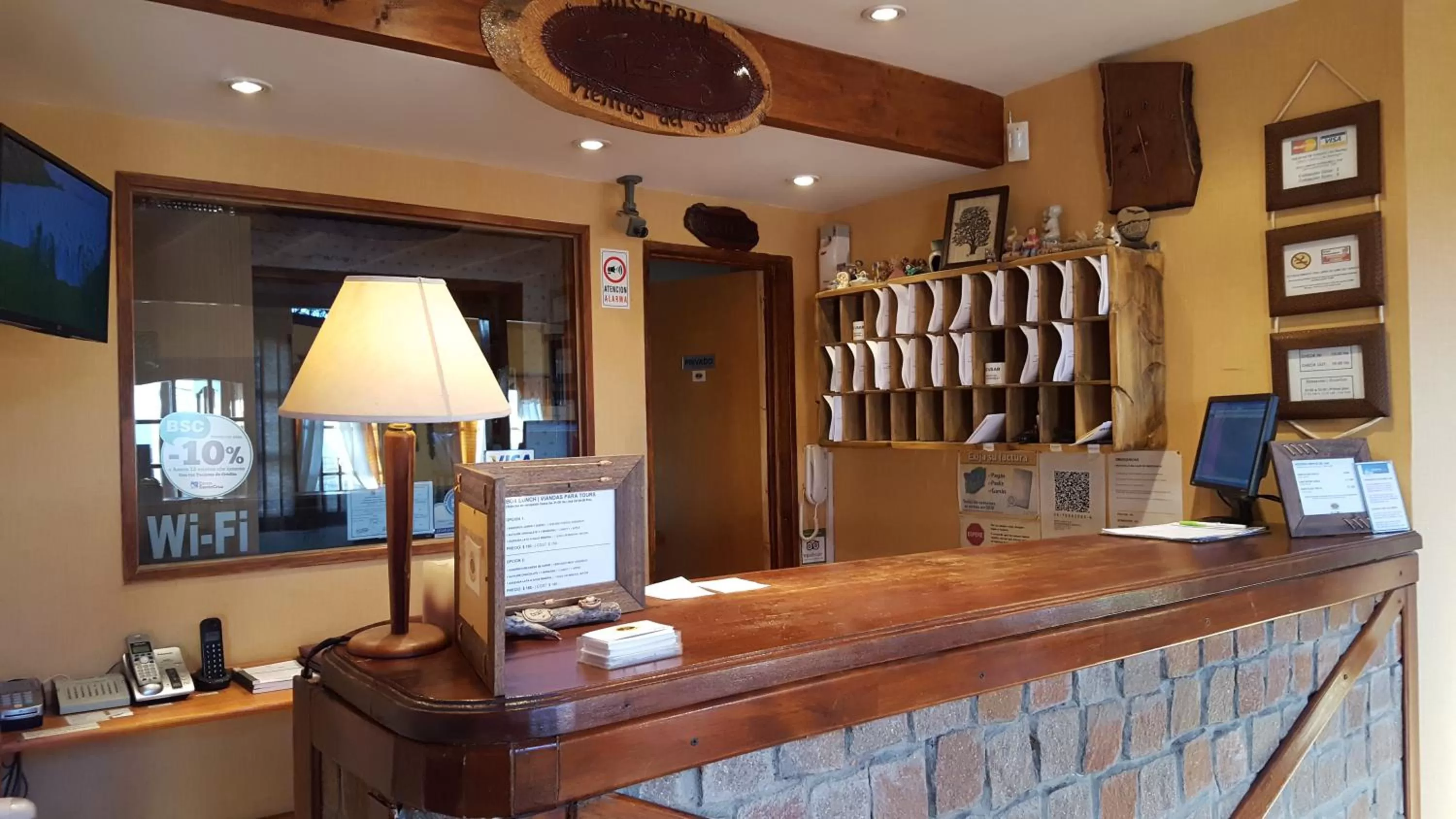 Lobby or reception in Hosteria Vientos Del Sur