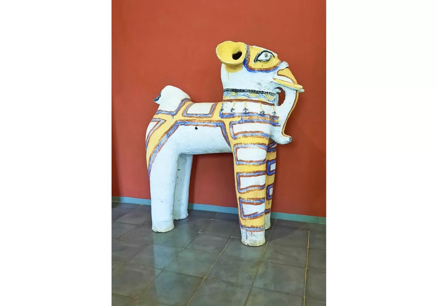 Decorative detail in Saratha Vilas Chettinad