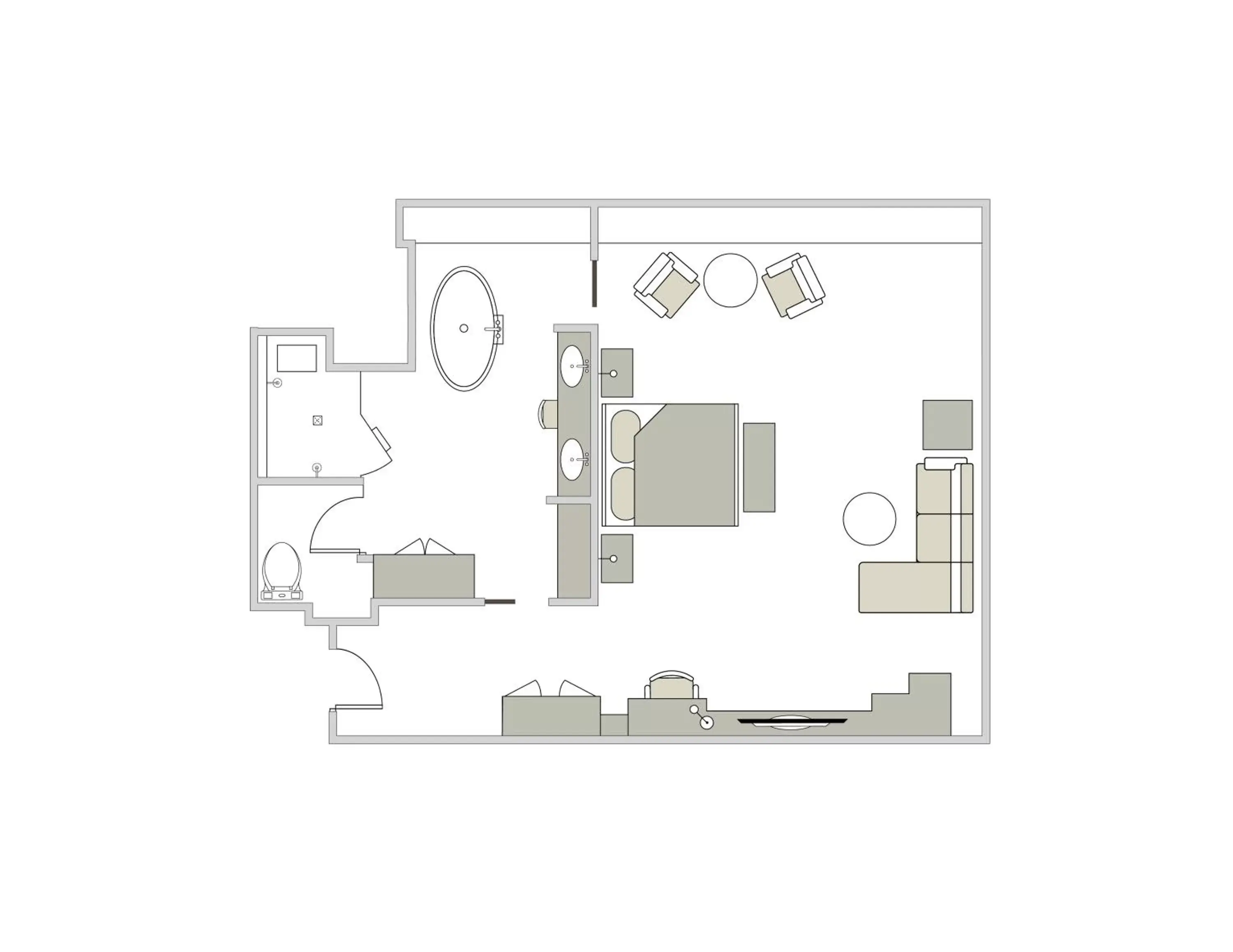 Floor Plan in The Guitar Hotel at Seminole Hard Rock Hotel & Casino