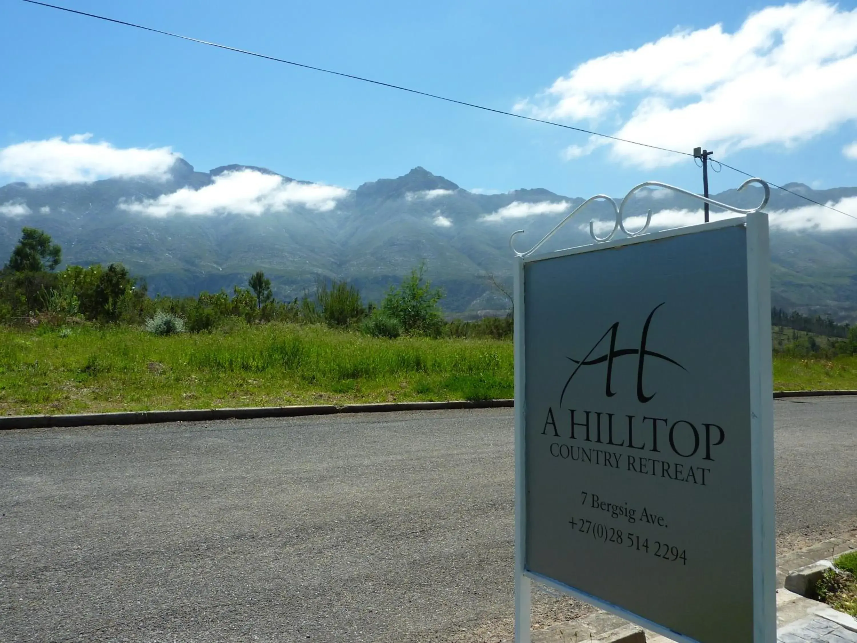 View (from property/room), Property Logo/Sign in A Hilltop Country Retreat