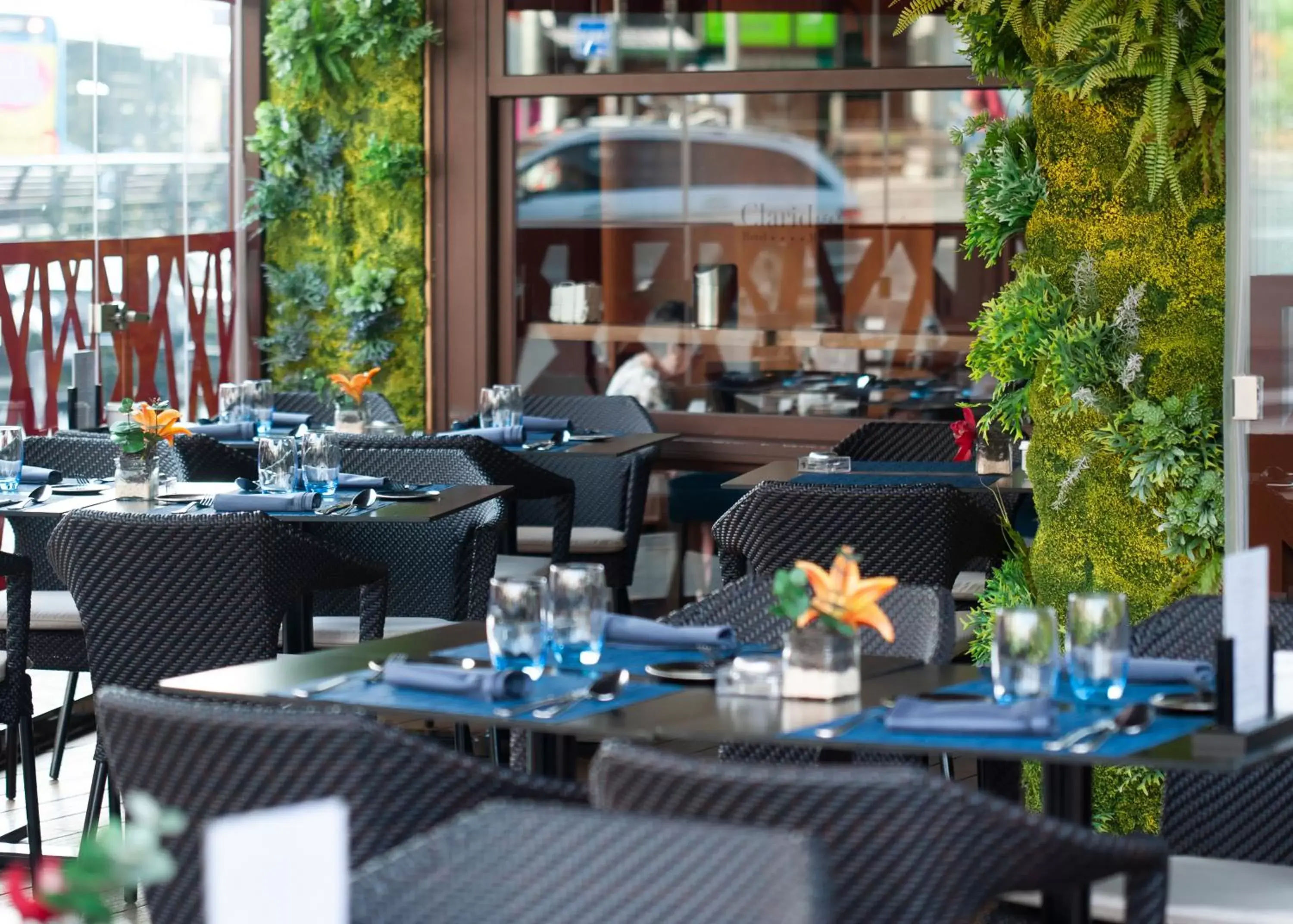 Balcony/Terrace, Restaurant/Places to Eat in Claridge Madrid