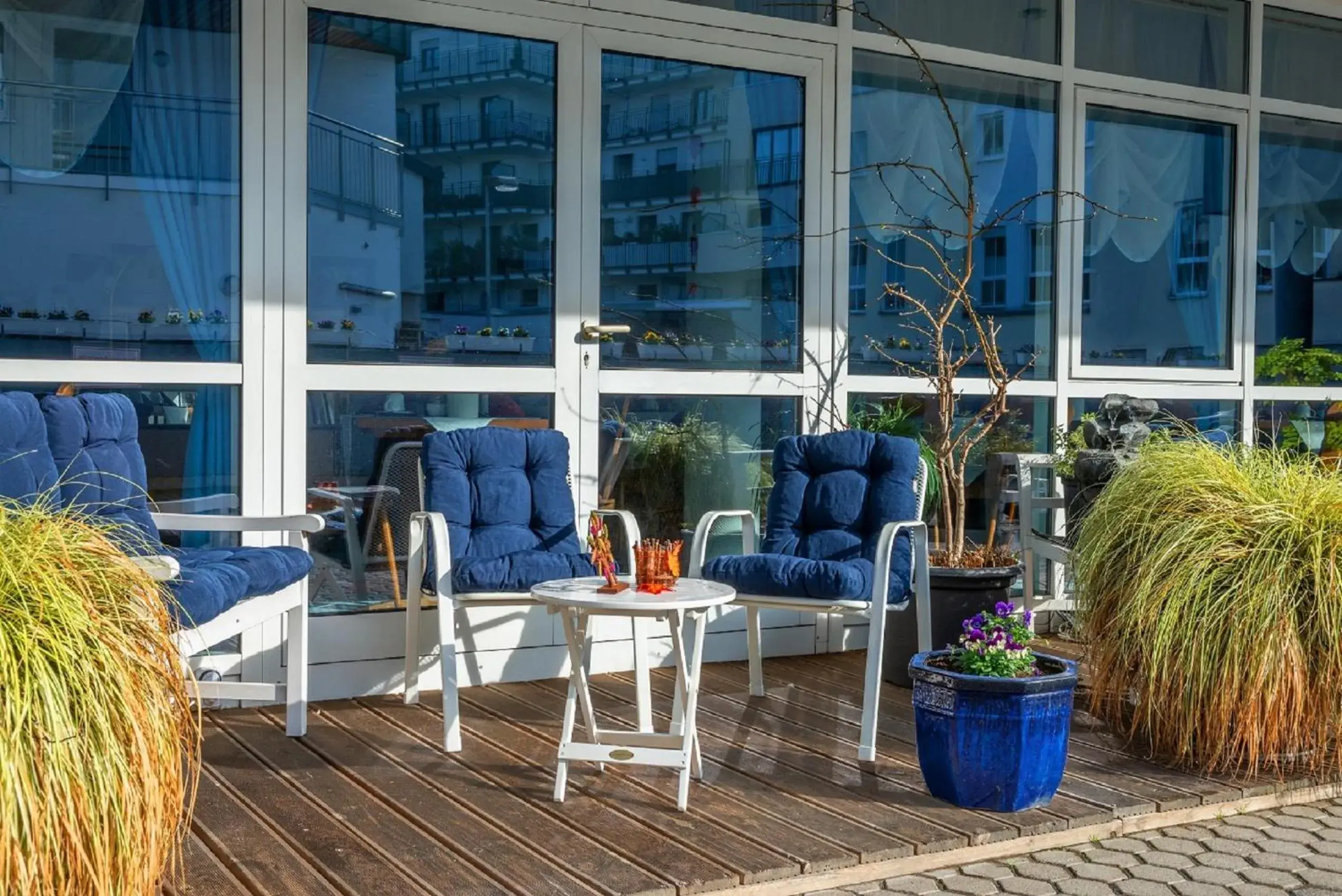 Patio in Paulin Hotel Trier