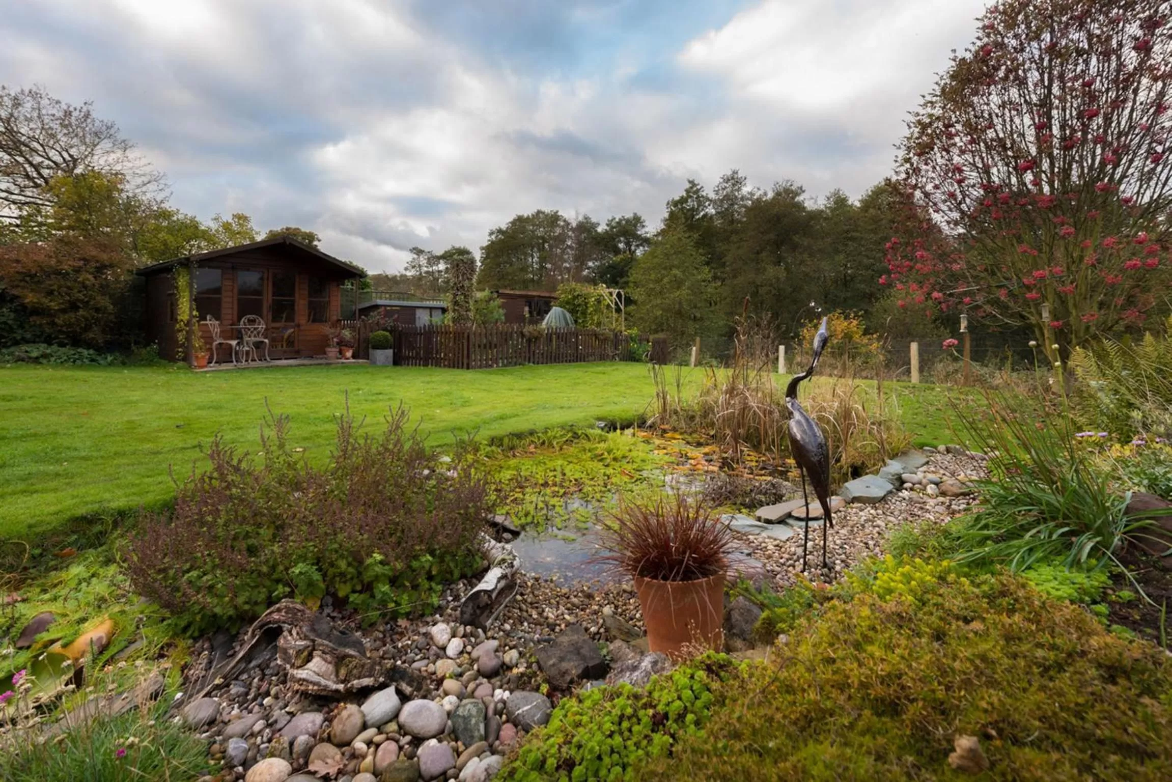 Garden view in Cul Mor B&B