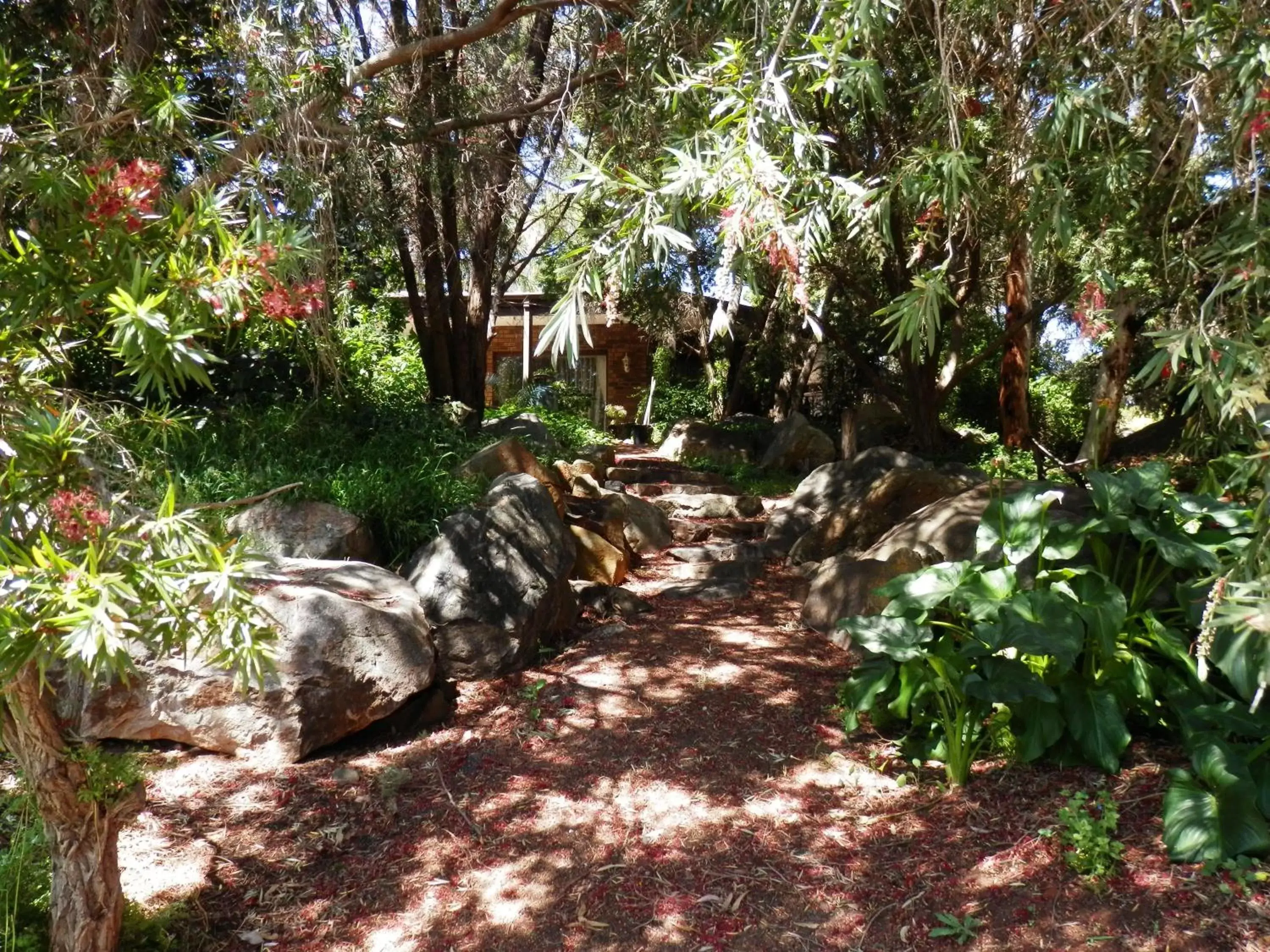 Garden in The Hideaway Luxury B&B Retreat