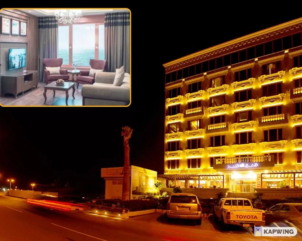 Property building in Al-Borg Al-Watheer Serviced apartments Property building in Al-Borg Al-Watheer Serviced apartments