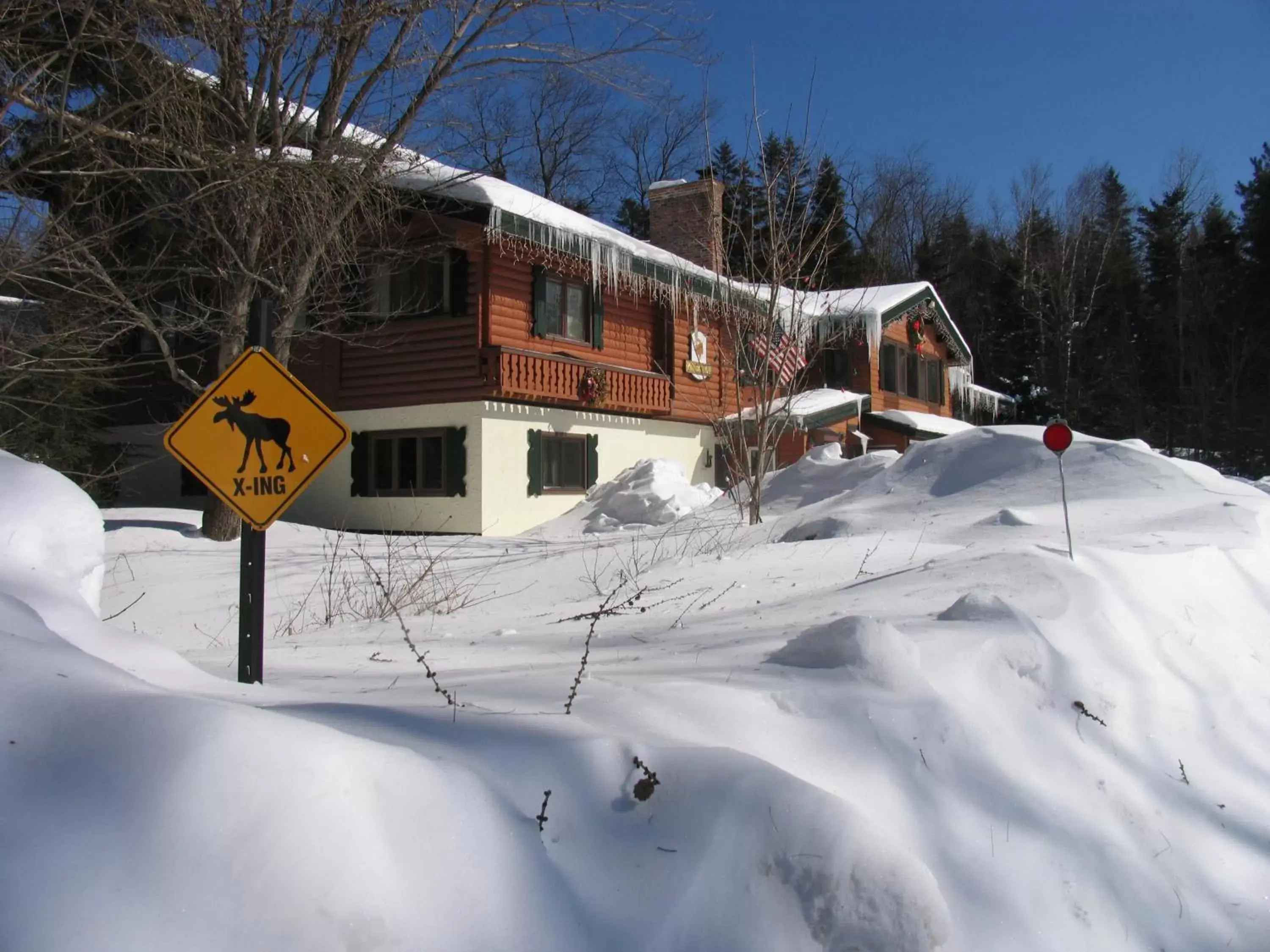 Property building, Winter in Kitzhof Inn Vermont