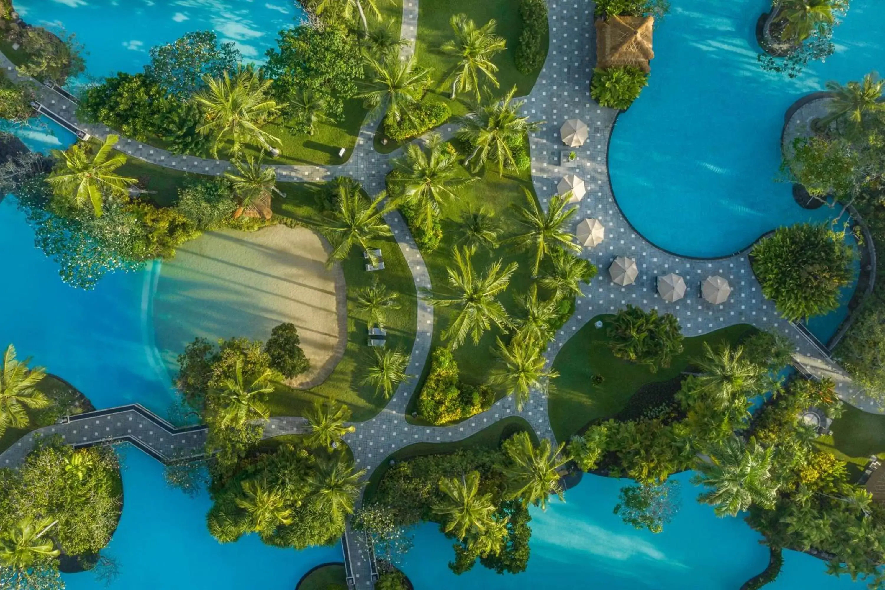 Swimming pool, Bird's-eye View in The Laguna, A Luxury Collection Resort & Spa, Nusa Dua, Bali