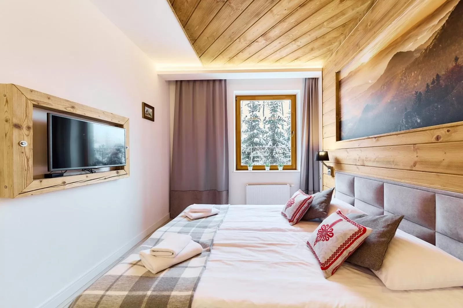 Bed in Aparthotel Giewont