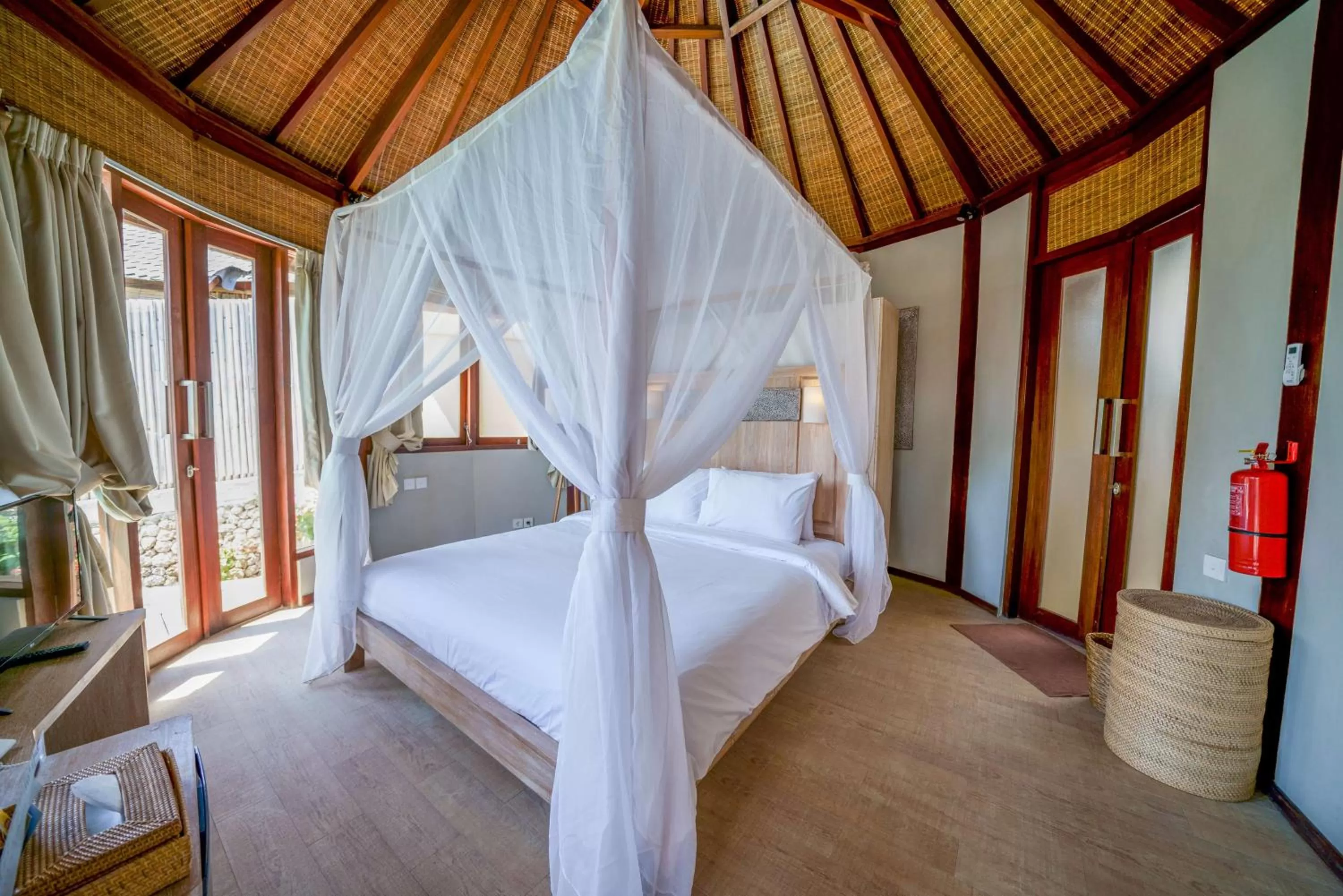 Bed in Blue Lagoon Avia Villas