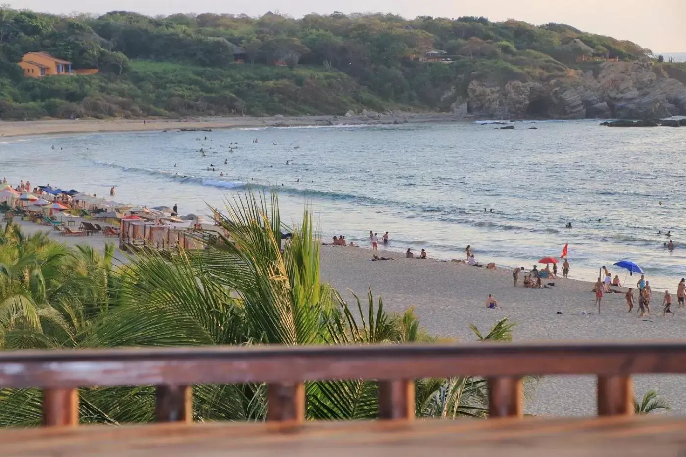 Beach in Punta Zicatela Hotel