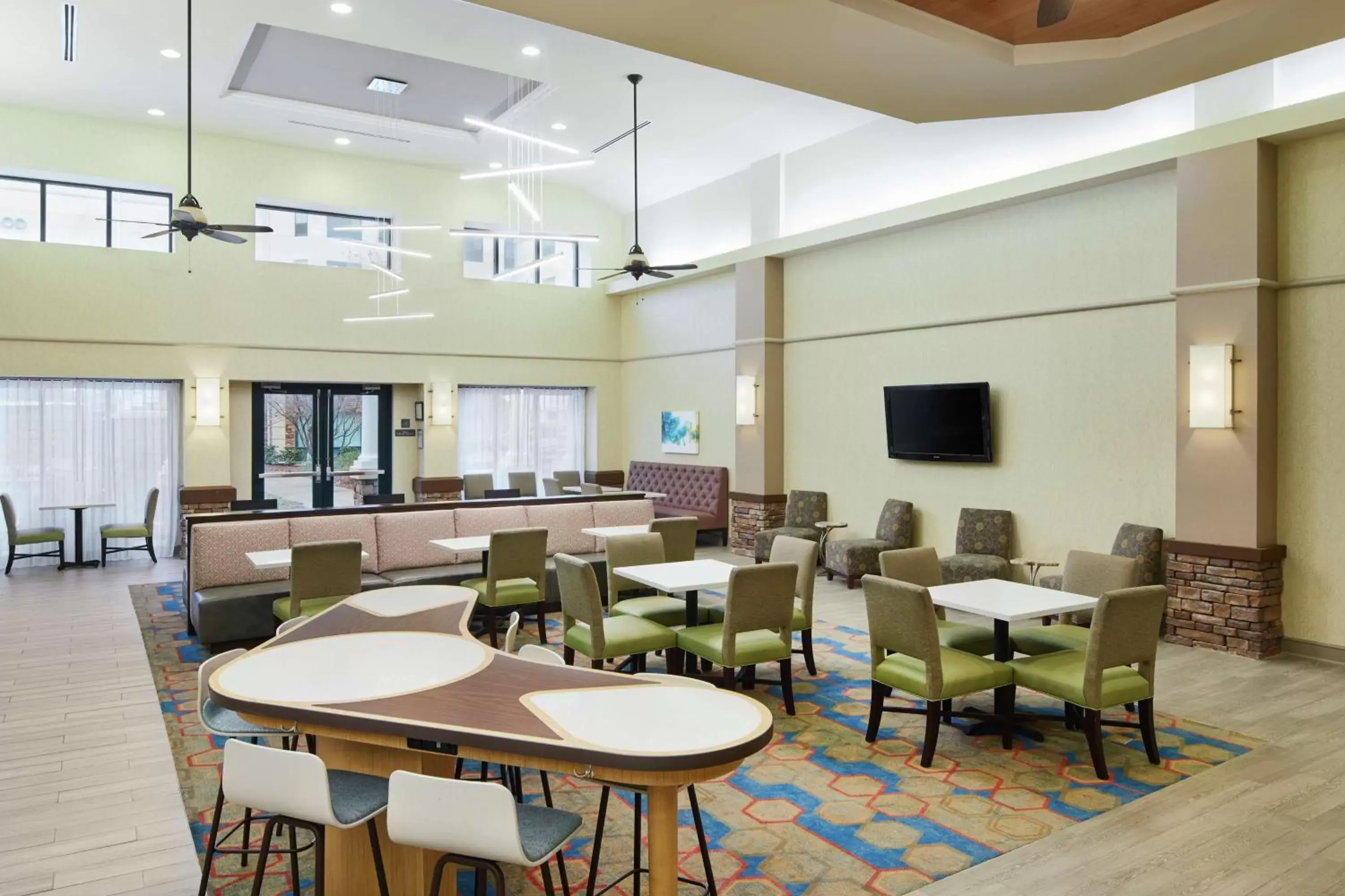 Lobby or reception, Restaurant/Places to Eat in Homewood Suites by Hilton Columbus