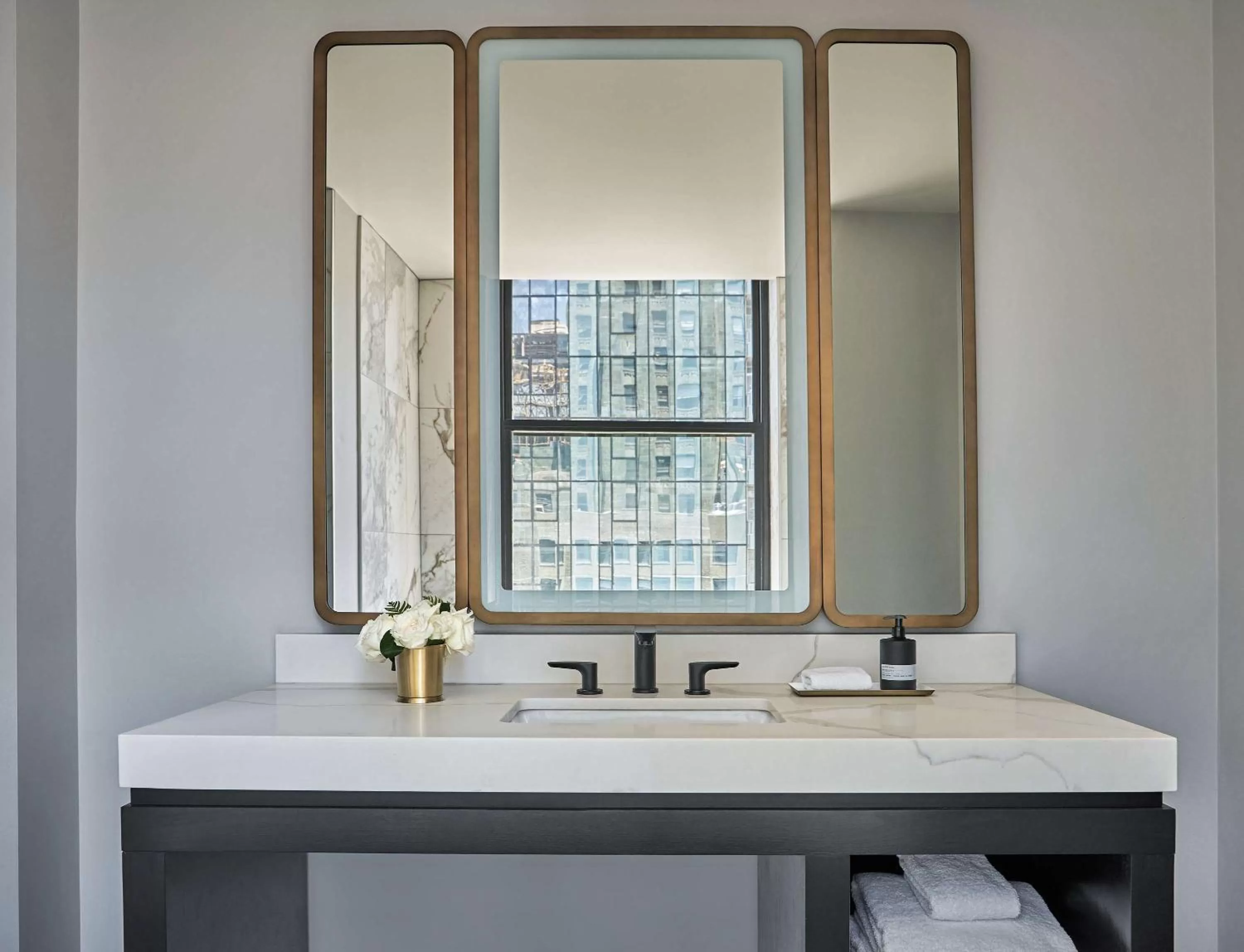 Bathroom in Pendry Chicago