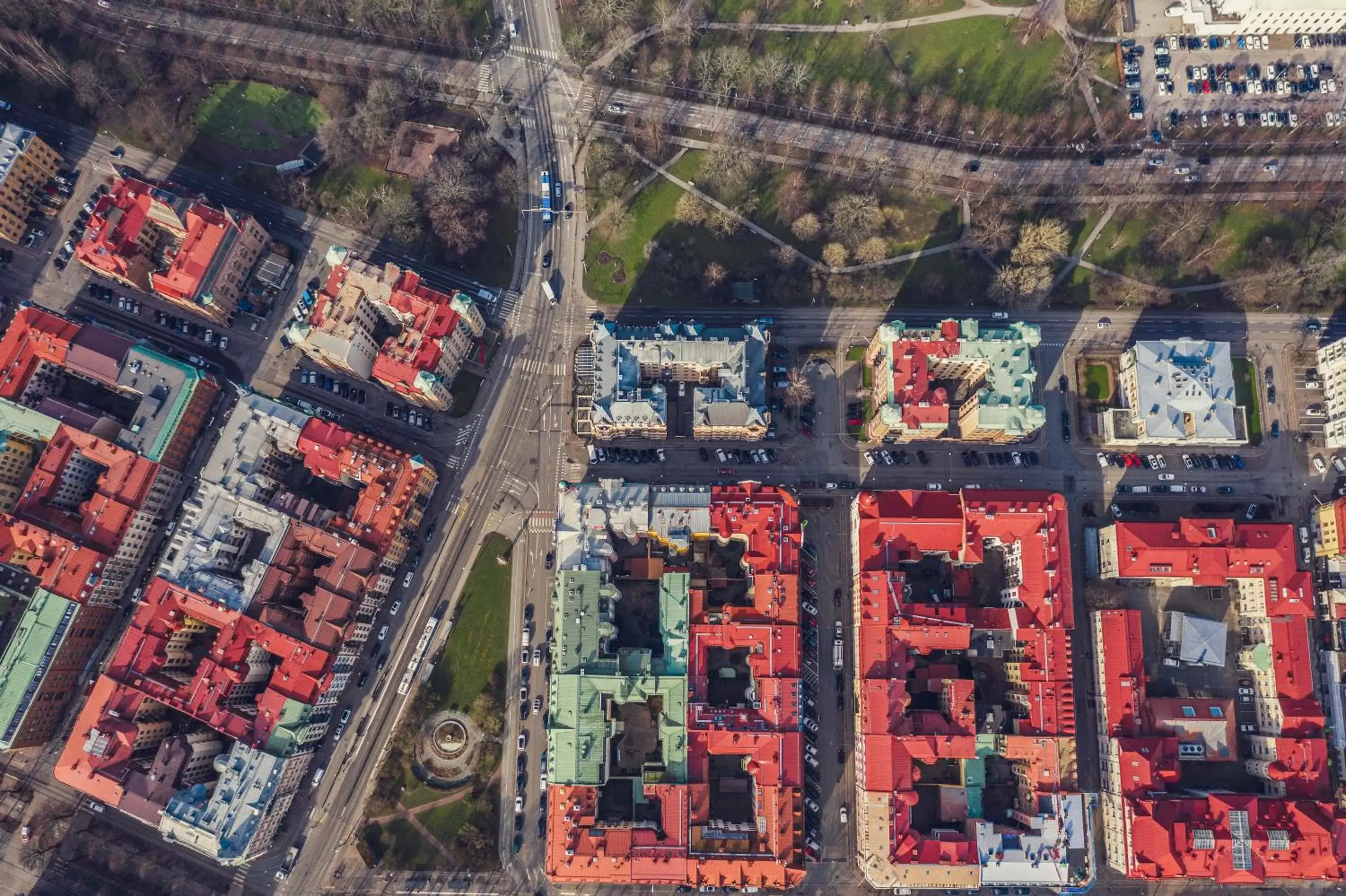 Bird's eye view, Bird's-eye View in Hotel Poseidon