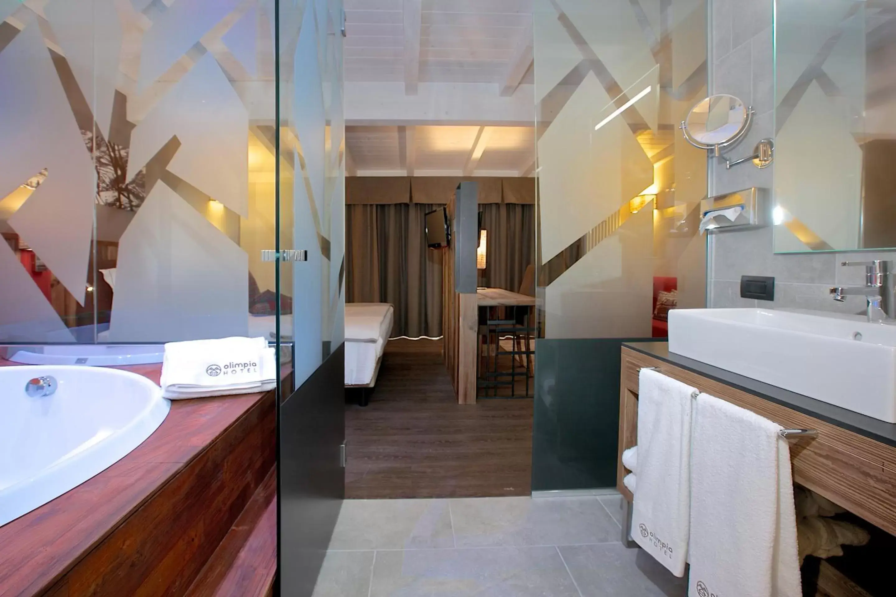 Bathroom in Olimpia Hotel