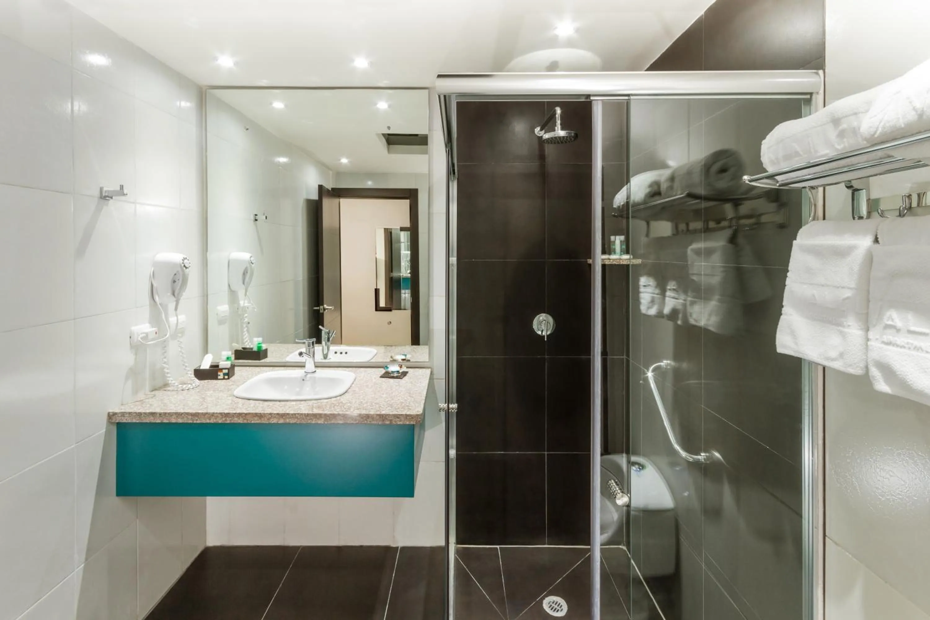 Shower in Hotel Valgus