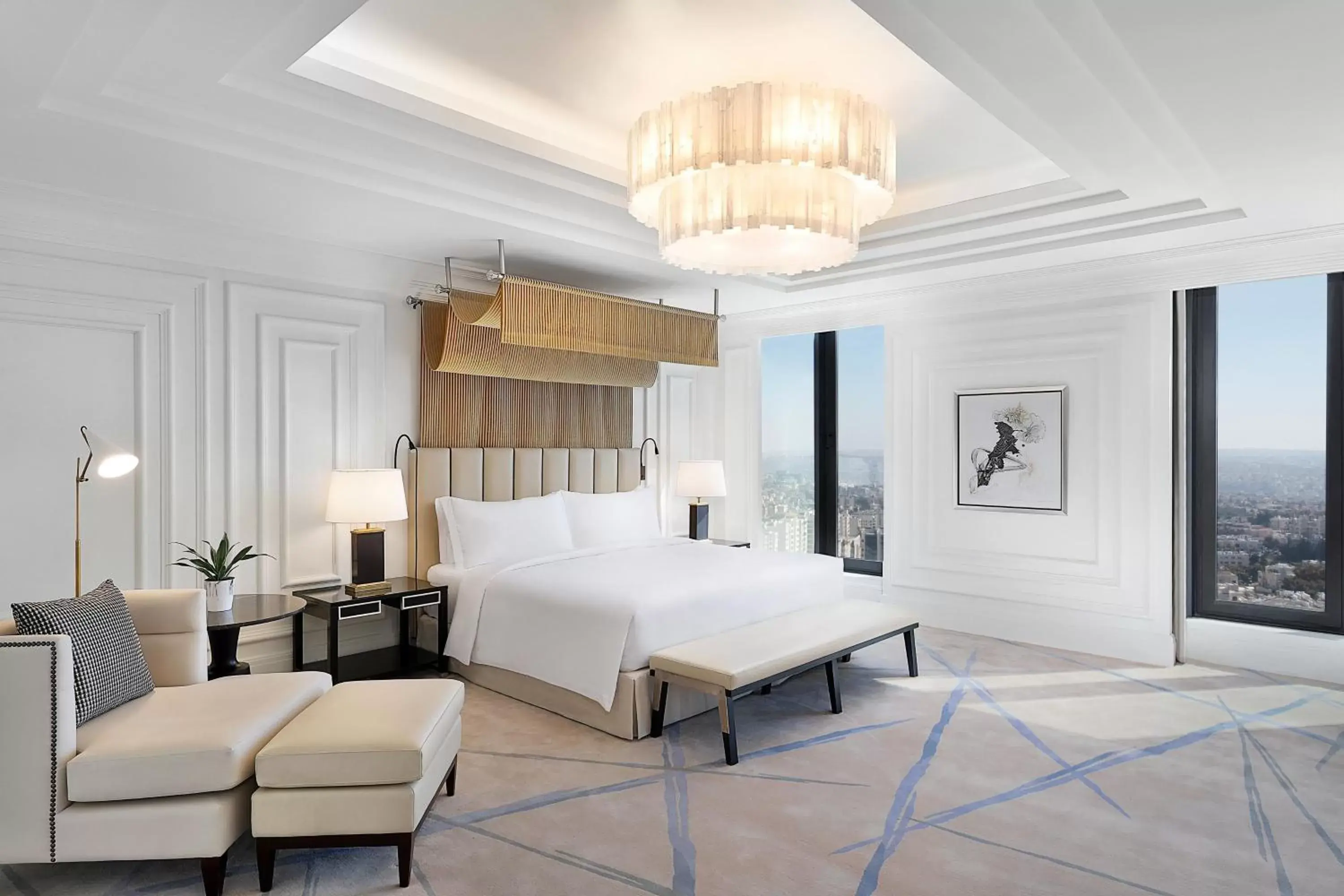 Bedroom, Bed in The St. Regis Amman