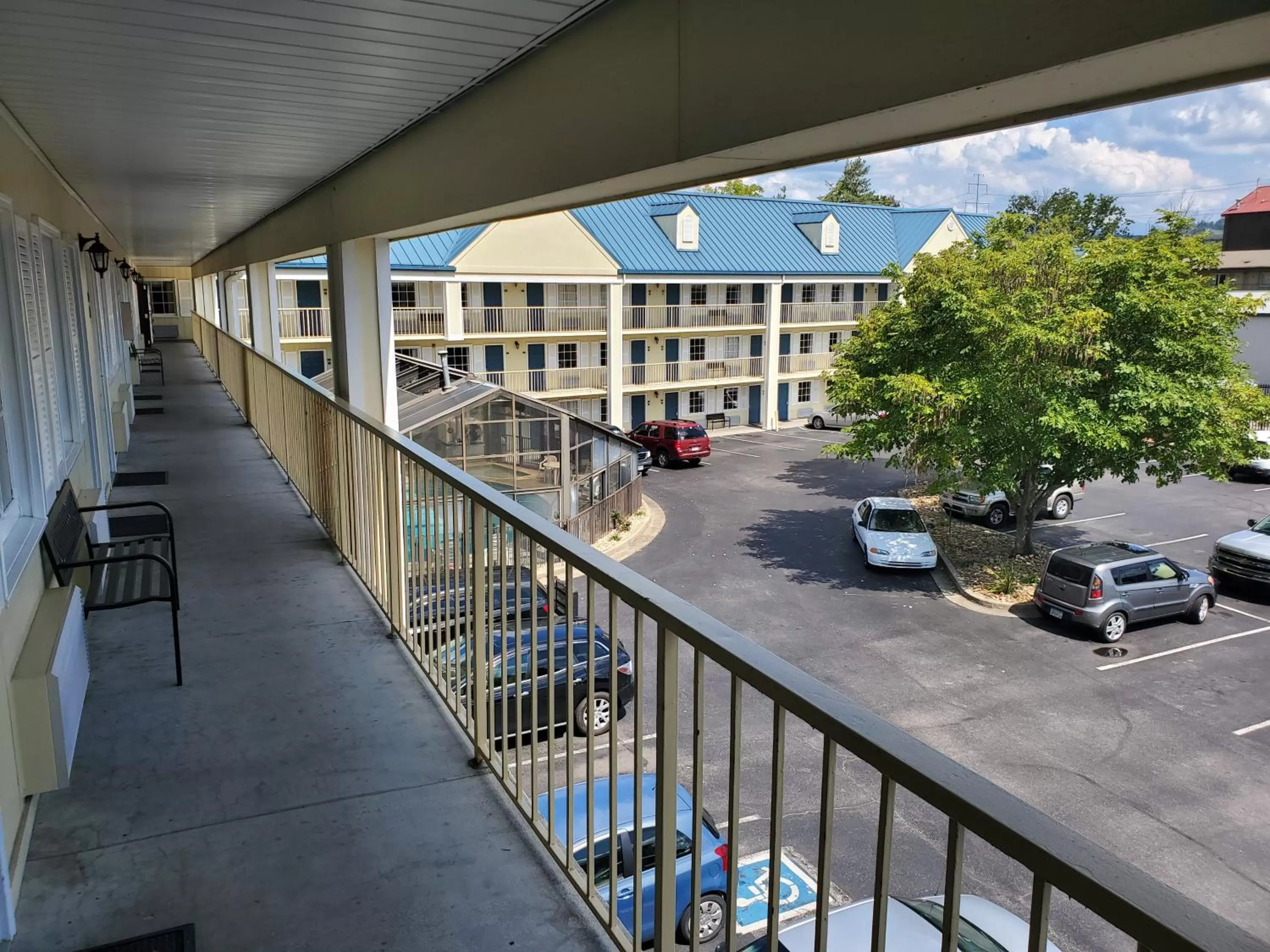 Bird's eye view, Balcony/Terrace in Colonial House Motel