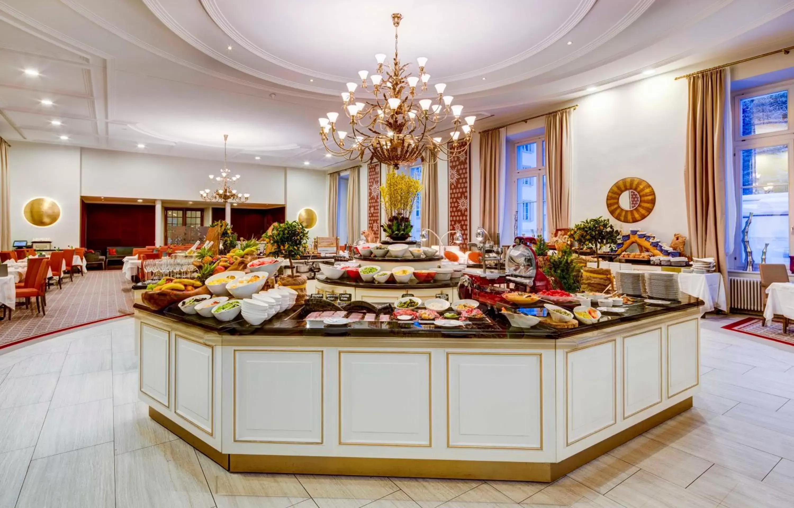 Buffet breakfast, Food in Grand Hotel des Bains Kempinski