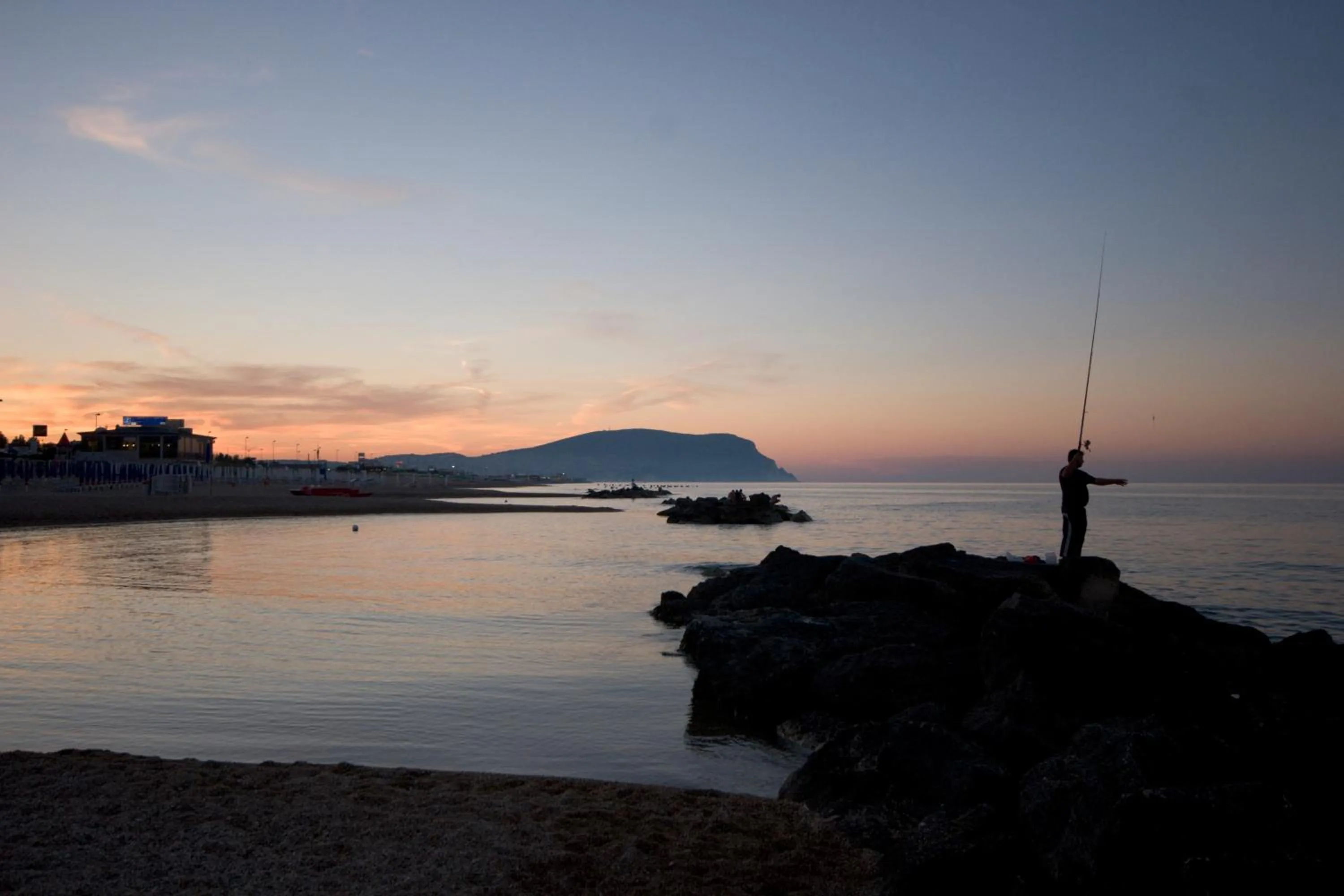 Sunset in Hotel Enzo