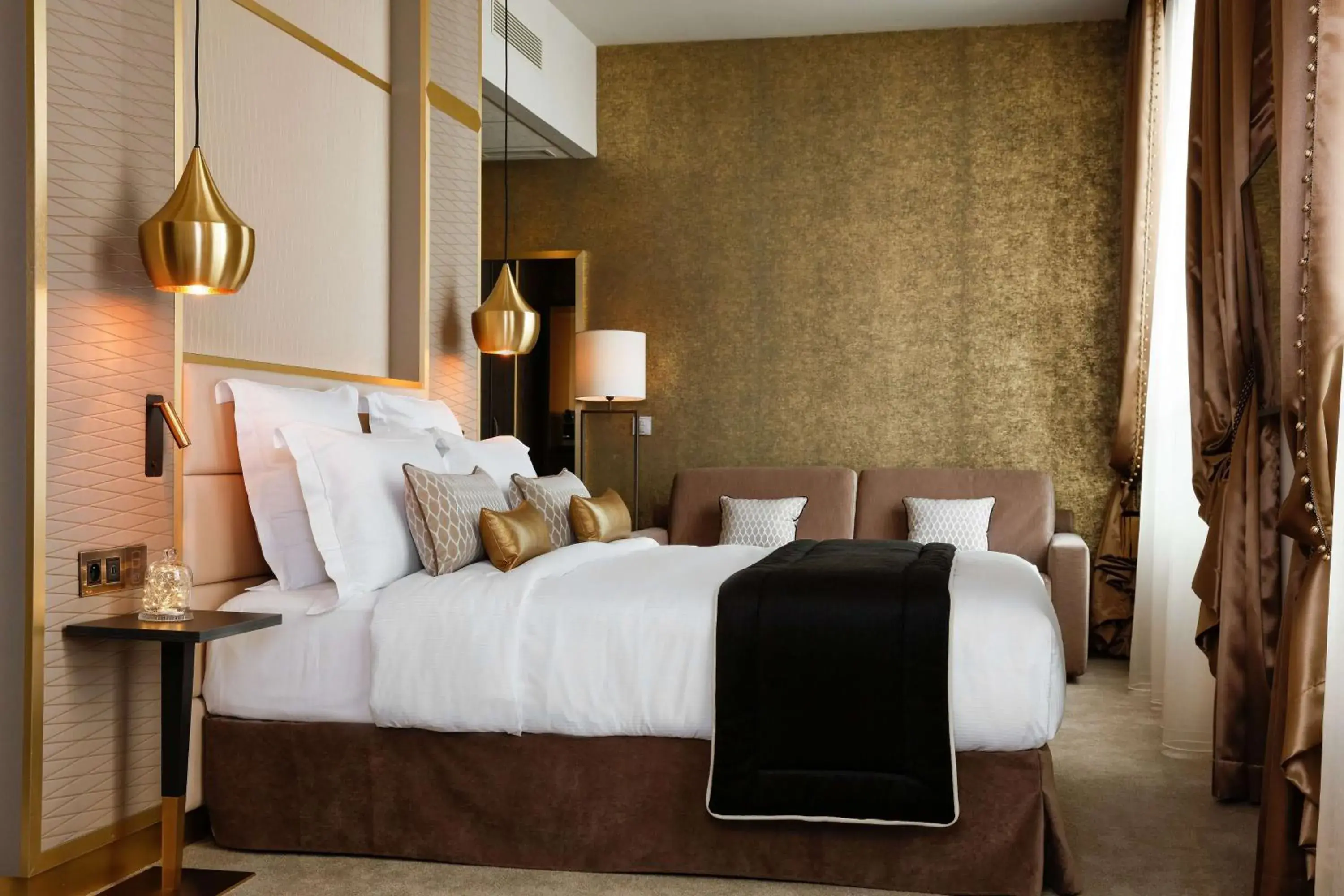 Bed in Niepce Paris, Curio Collection By Hilton
