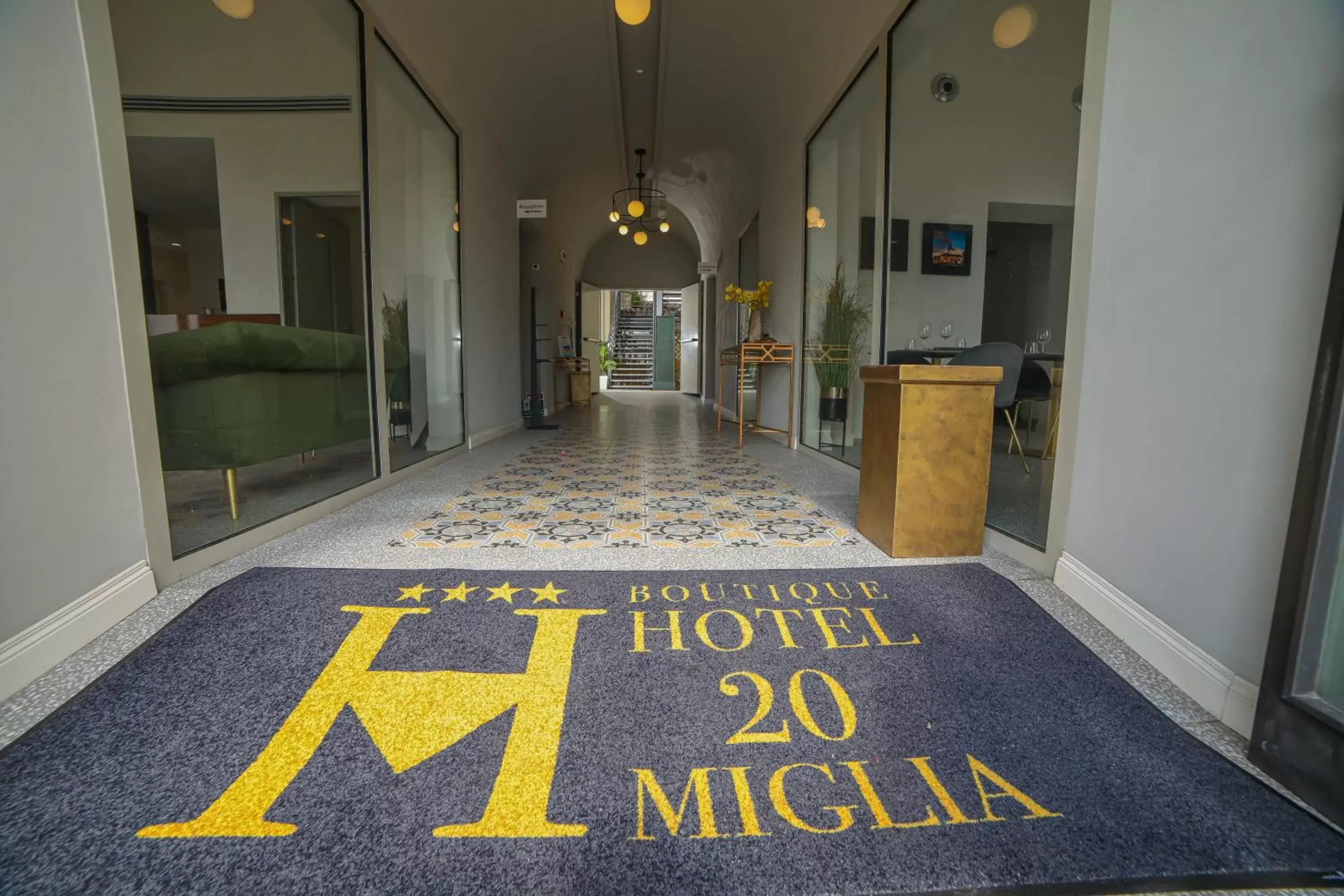 Lobby or reception in 20 Miglia Boutique Hotel