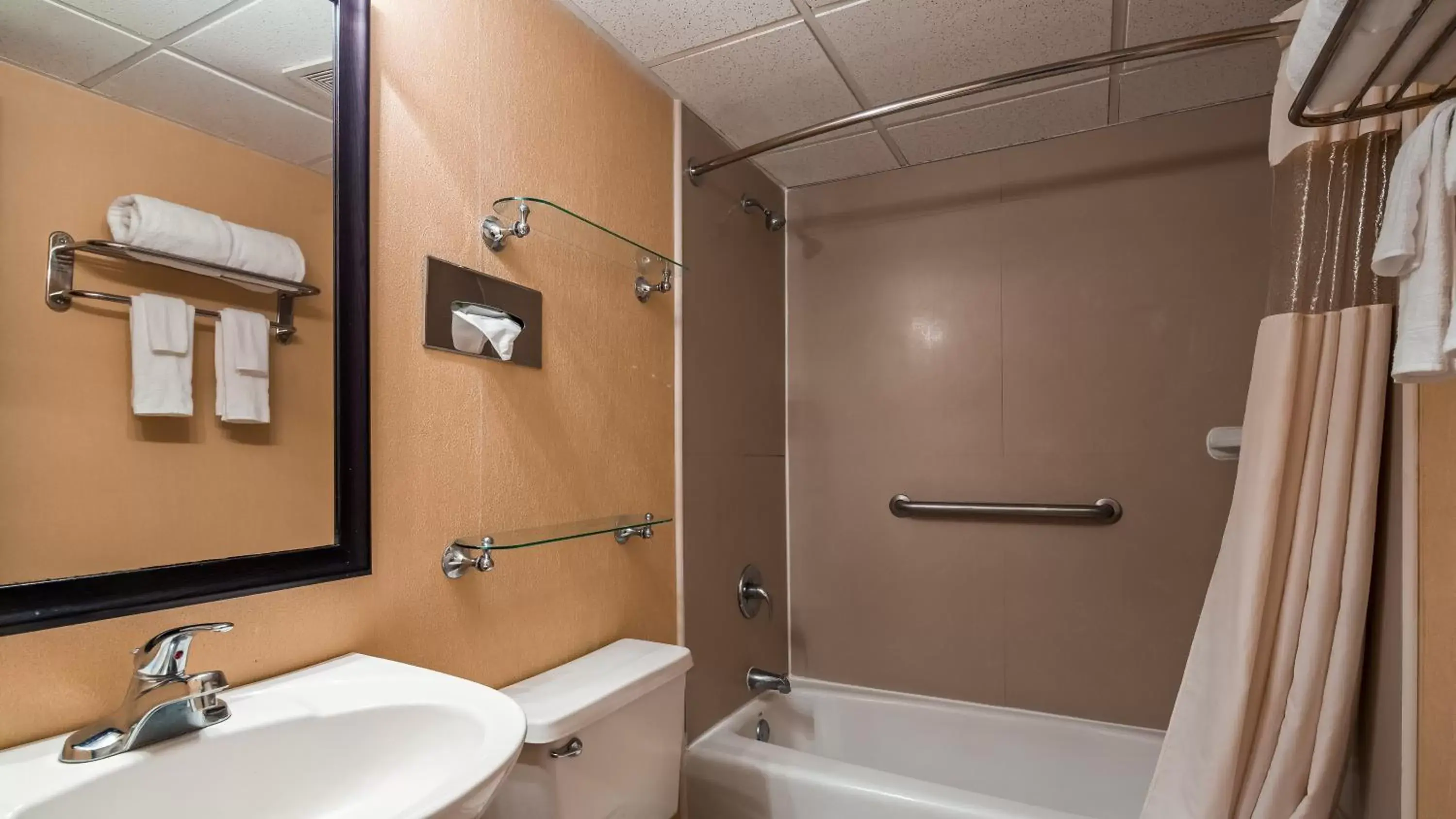 Shower, Bathroom in Best Western Galaxy Inn