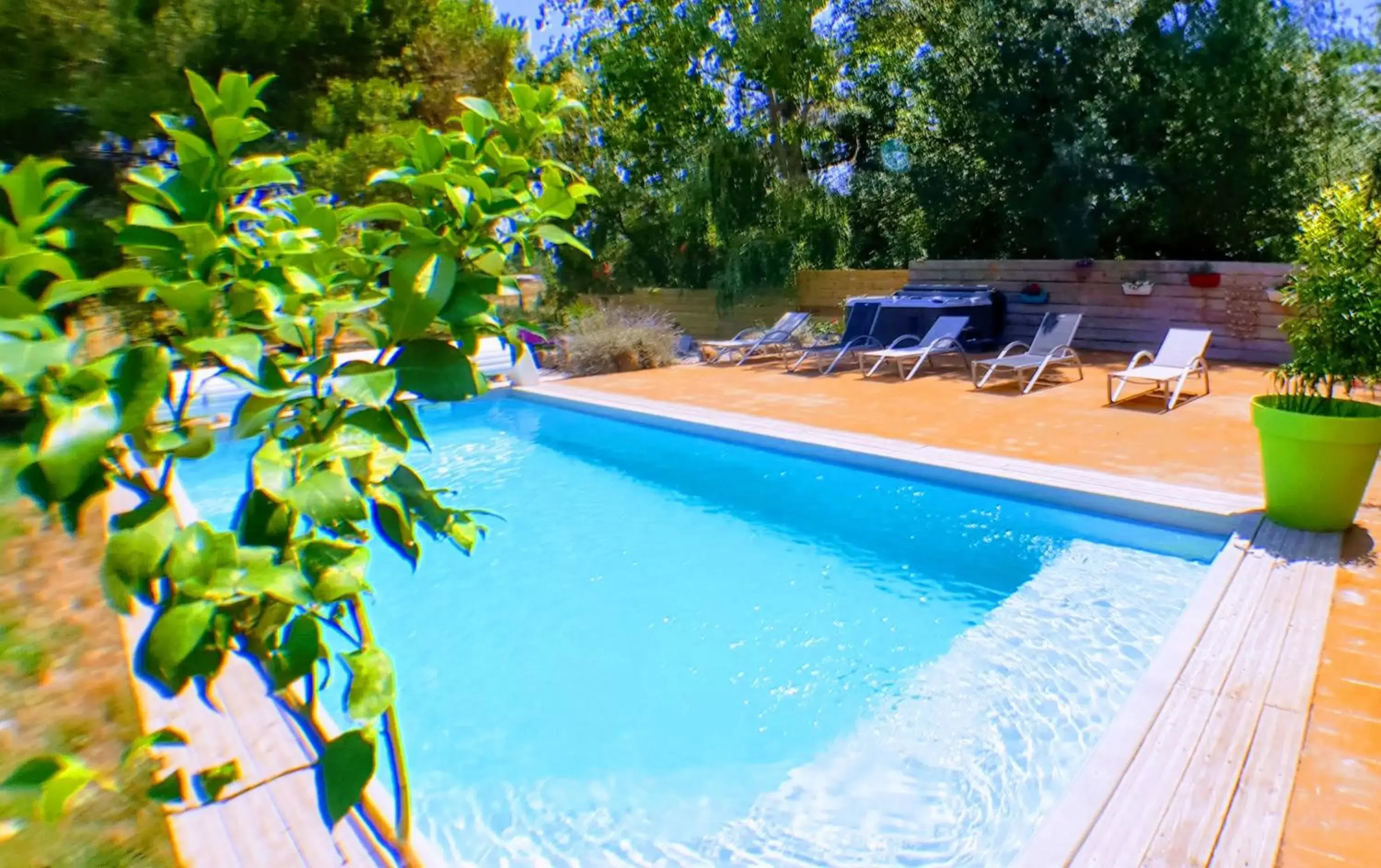 Patio, Swimming Pool in Villa Alyzea