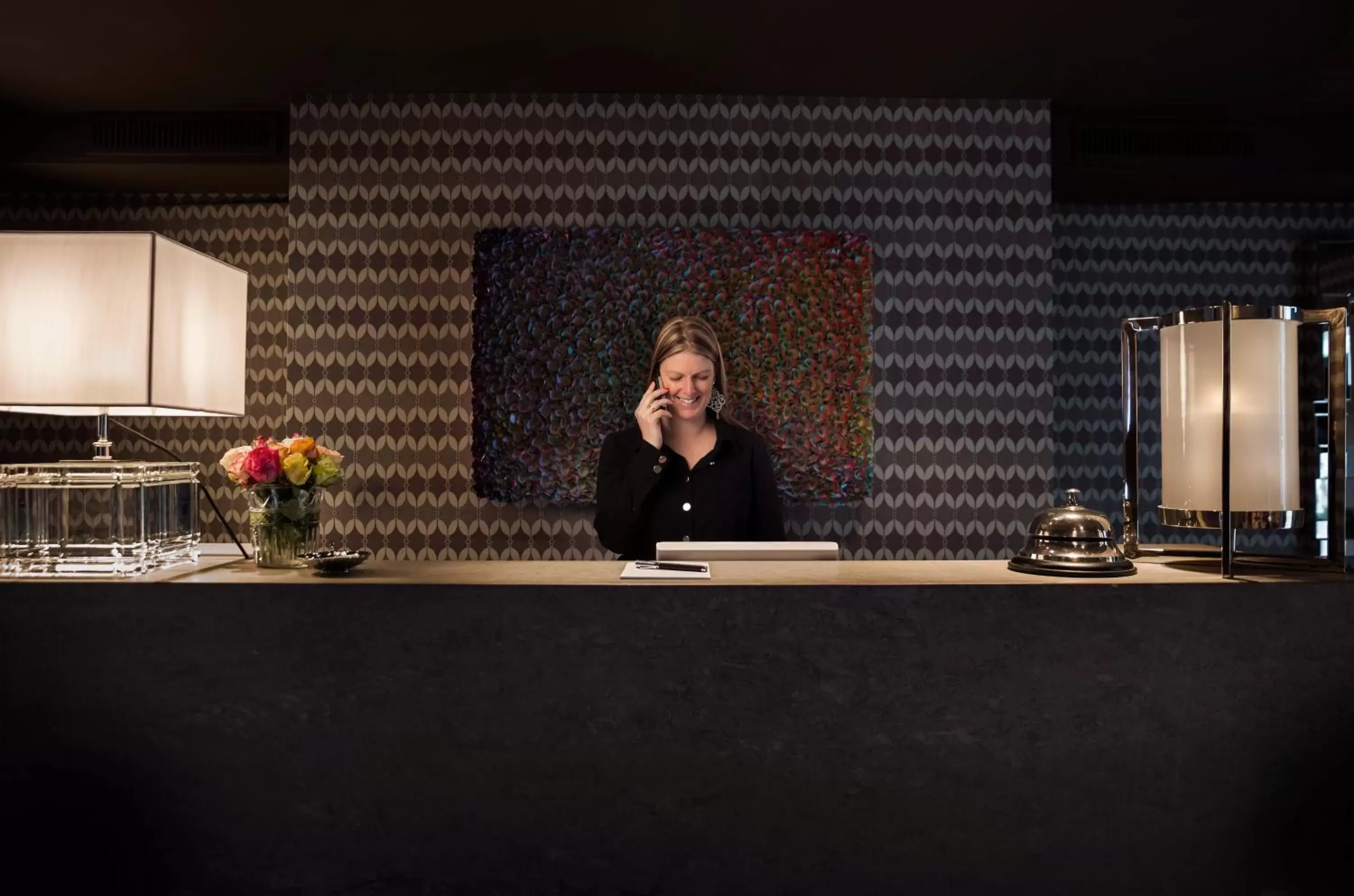 Lobby or reception in Hotel Van Cleef Lobby or reception in Hotel Van Cleef