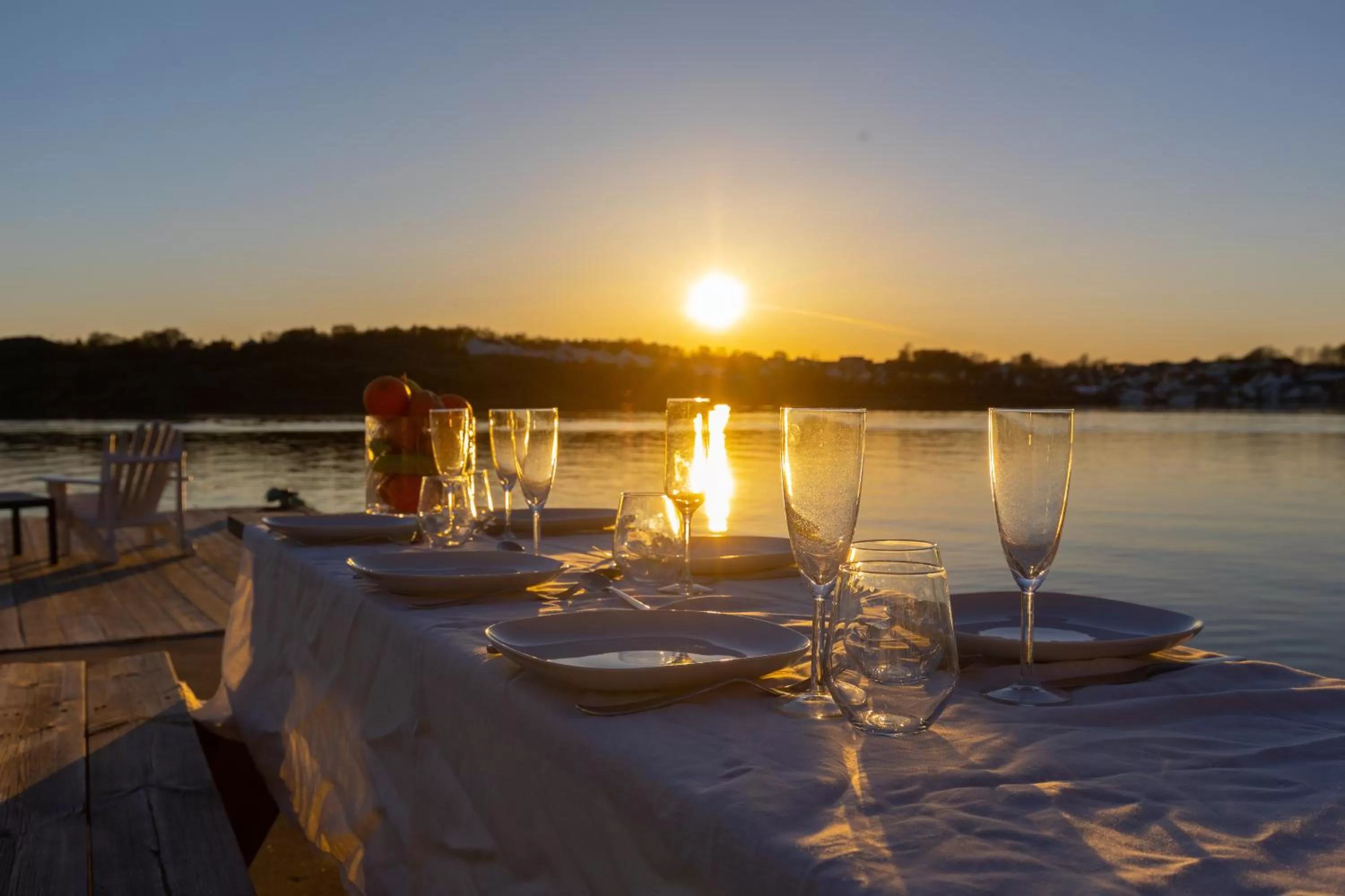 Sunset in RoaldsPiren Stavanger