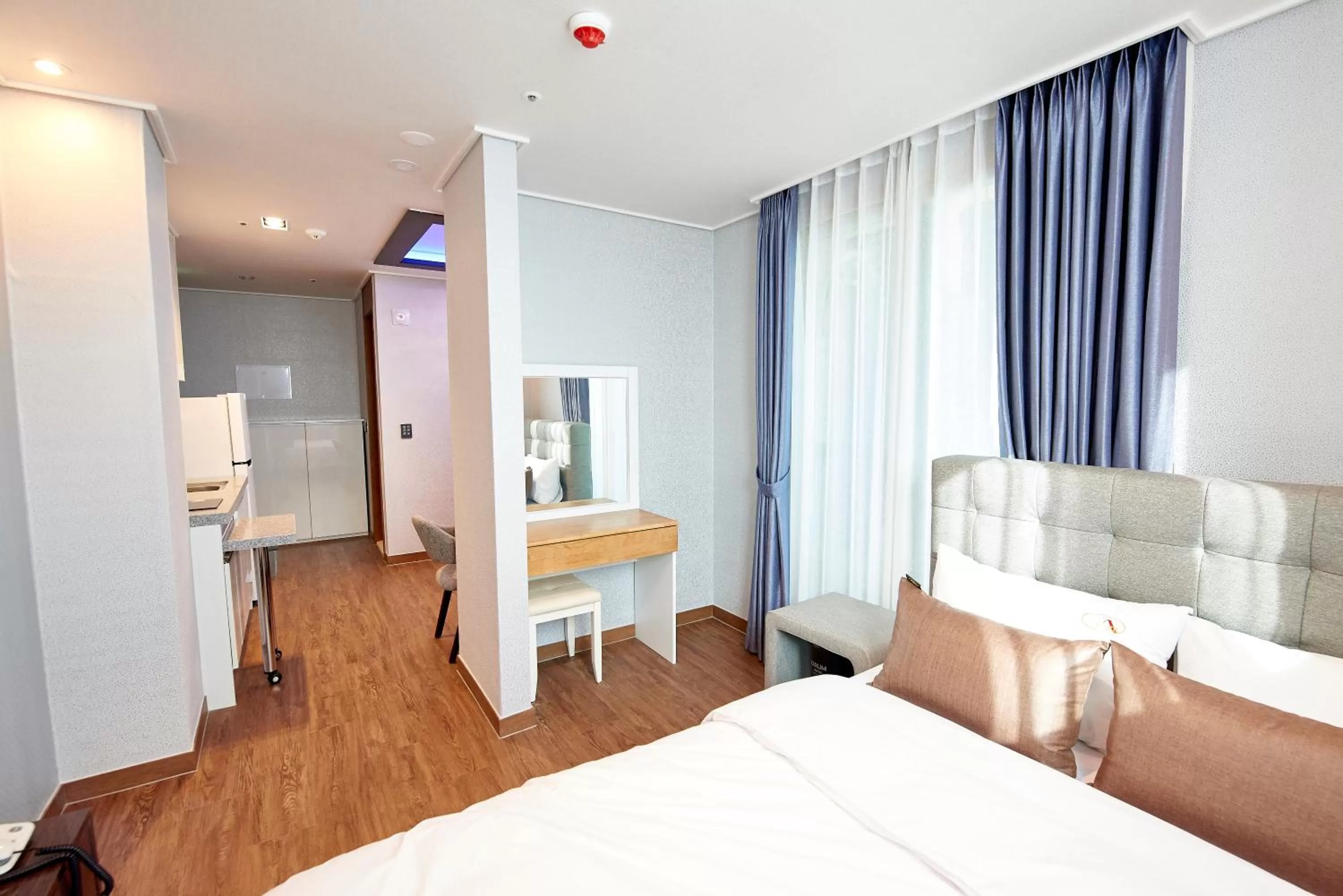 Bed in The Port Hotel Busan