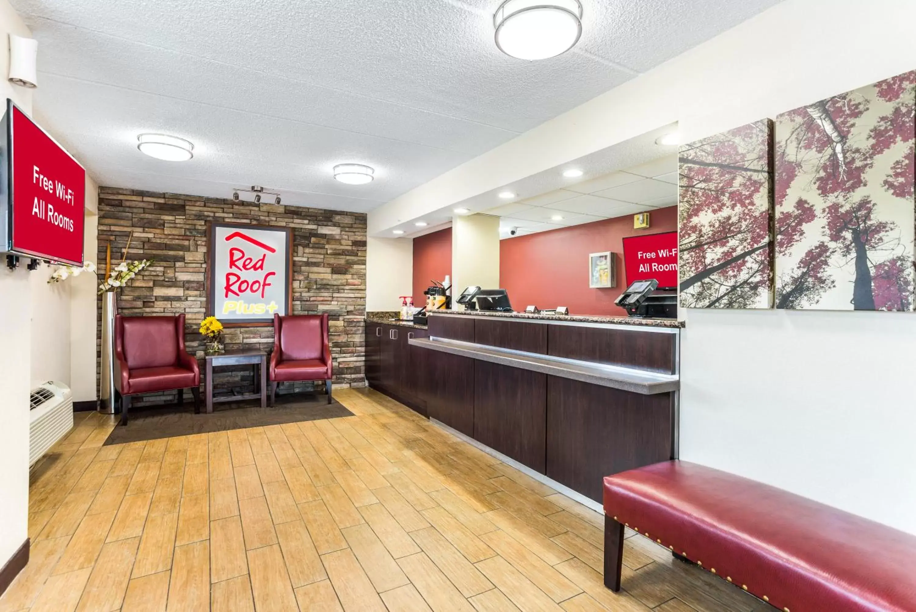 Lobby or reception, Lobby/Reception in Red Roof Inn PLUS+ Nashville North Goodlettsville