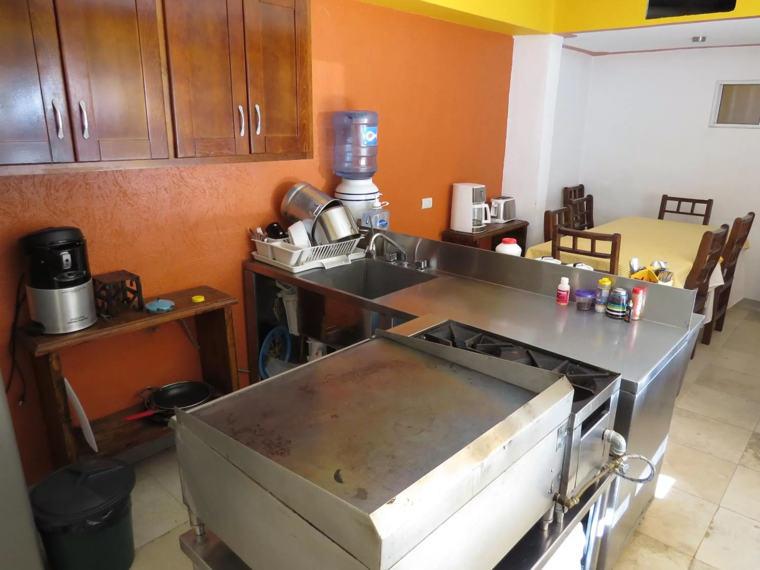 Communal kitchen, Kitchen/Kitchenette in Hotel Ecológico Temazcal