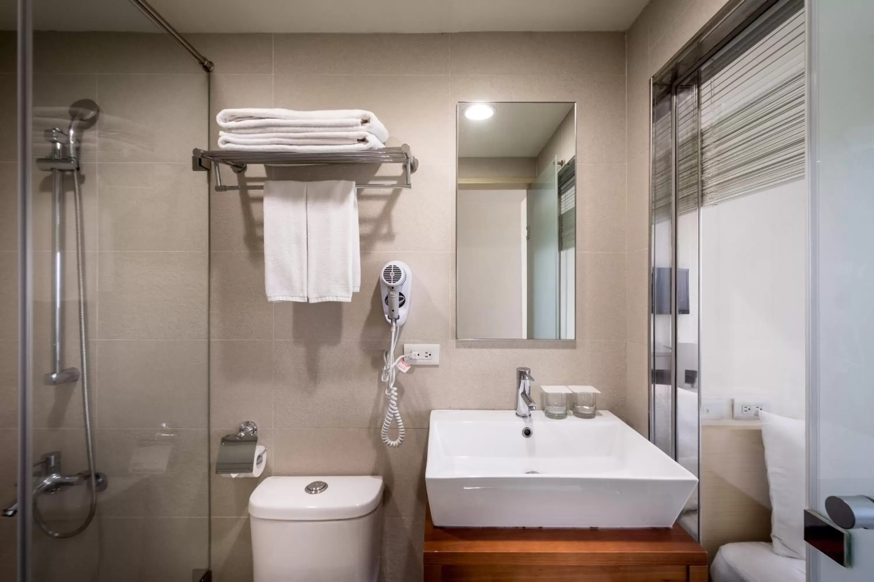 Bathroom in Wemeet Hotel Taipei