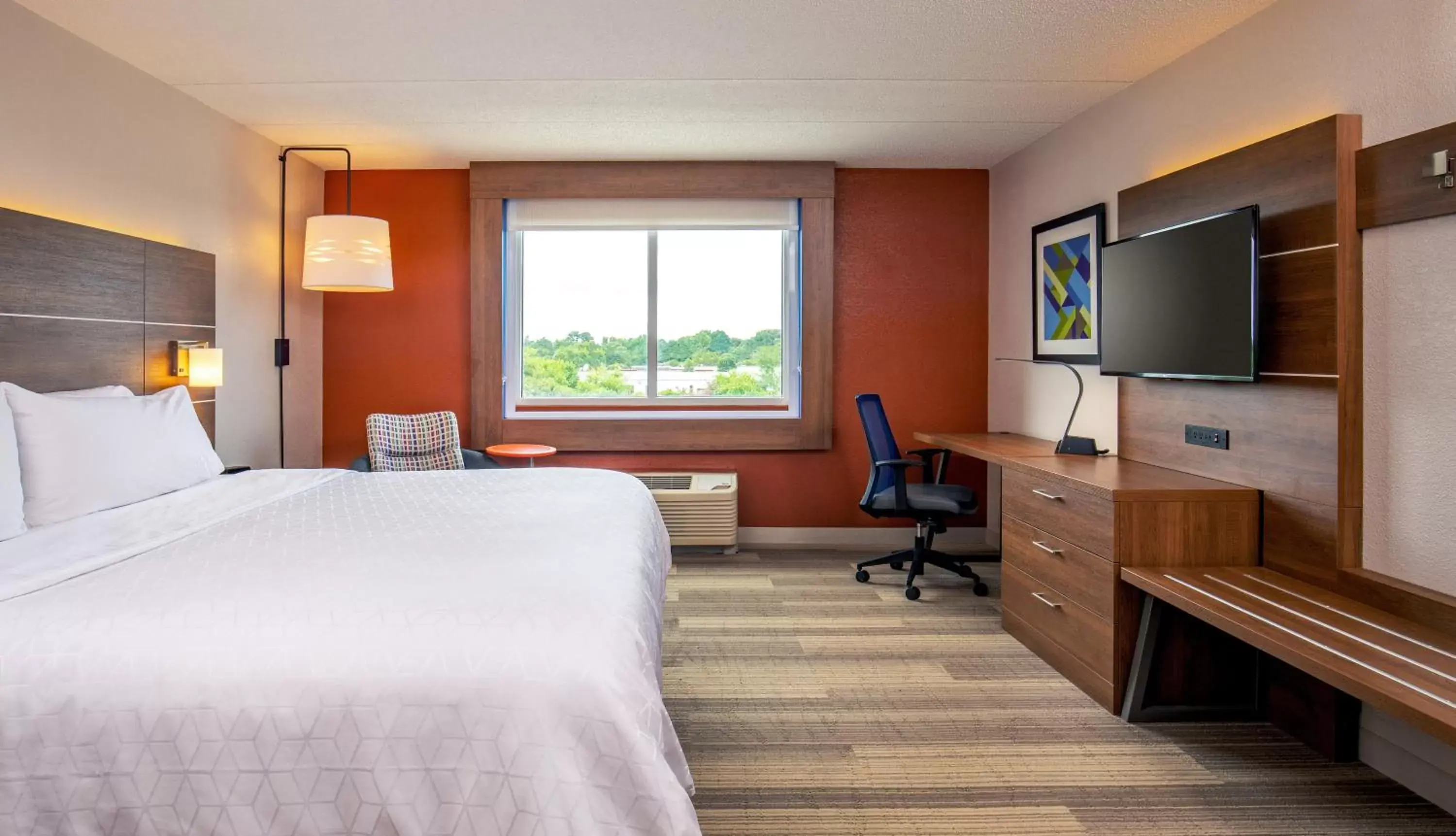 Photo of the whole room, TV/Entertainment Center in Holiday Inn Express Chesapeake - Norfolk, an IHG Hotel