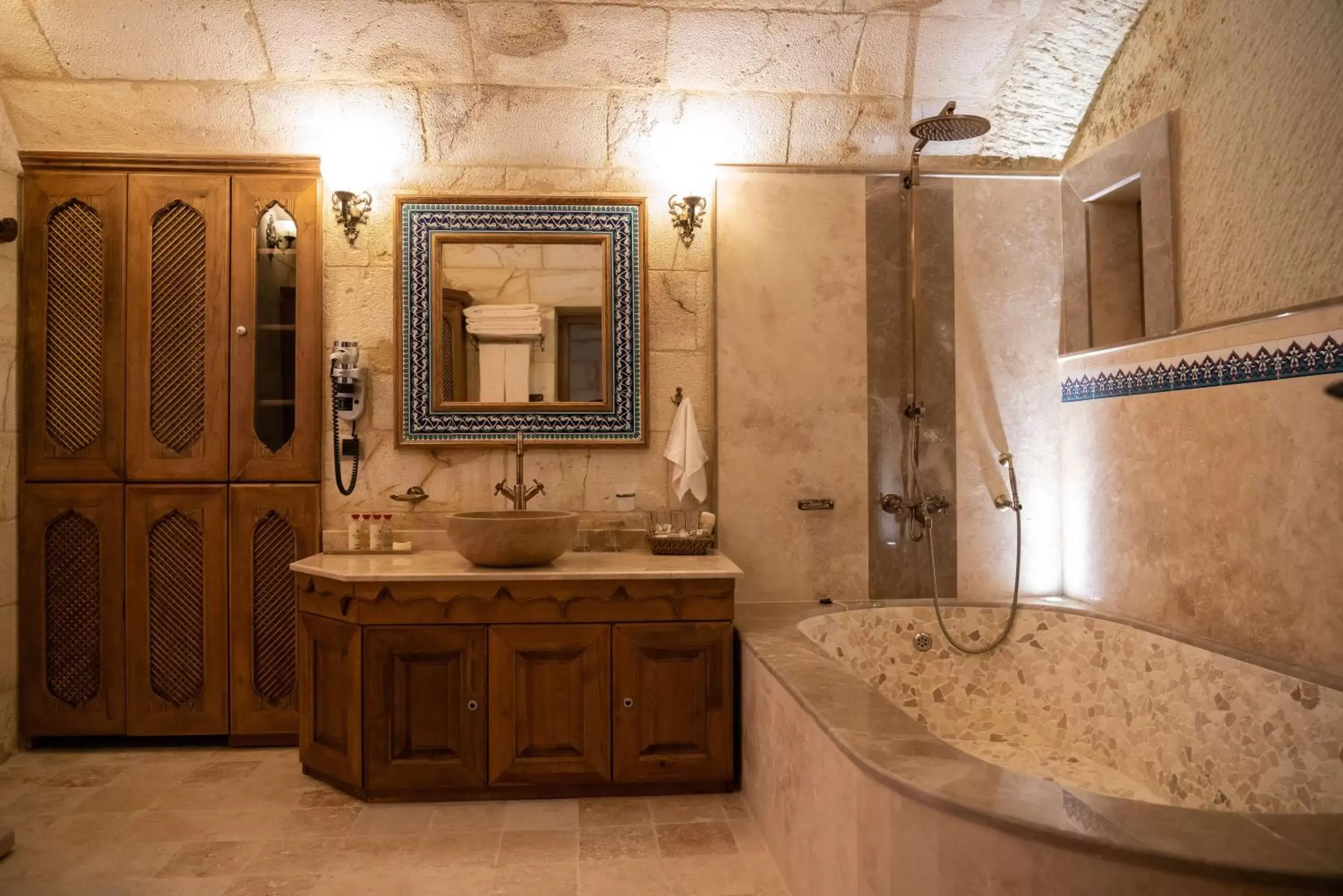 Bathroom in Kayakapi Premium Caves Cappadocia