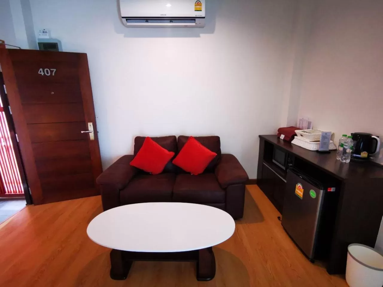 Seating area in Hotel De Wualai