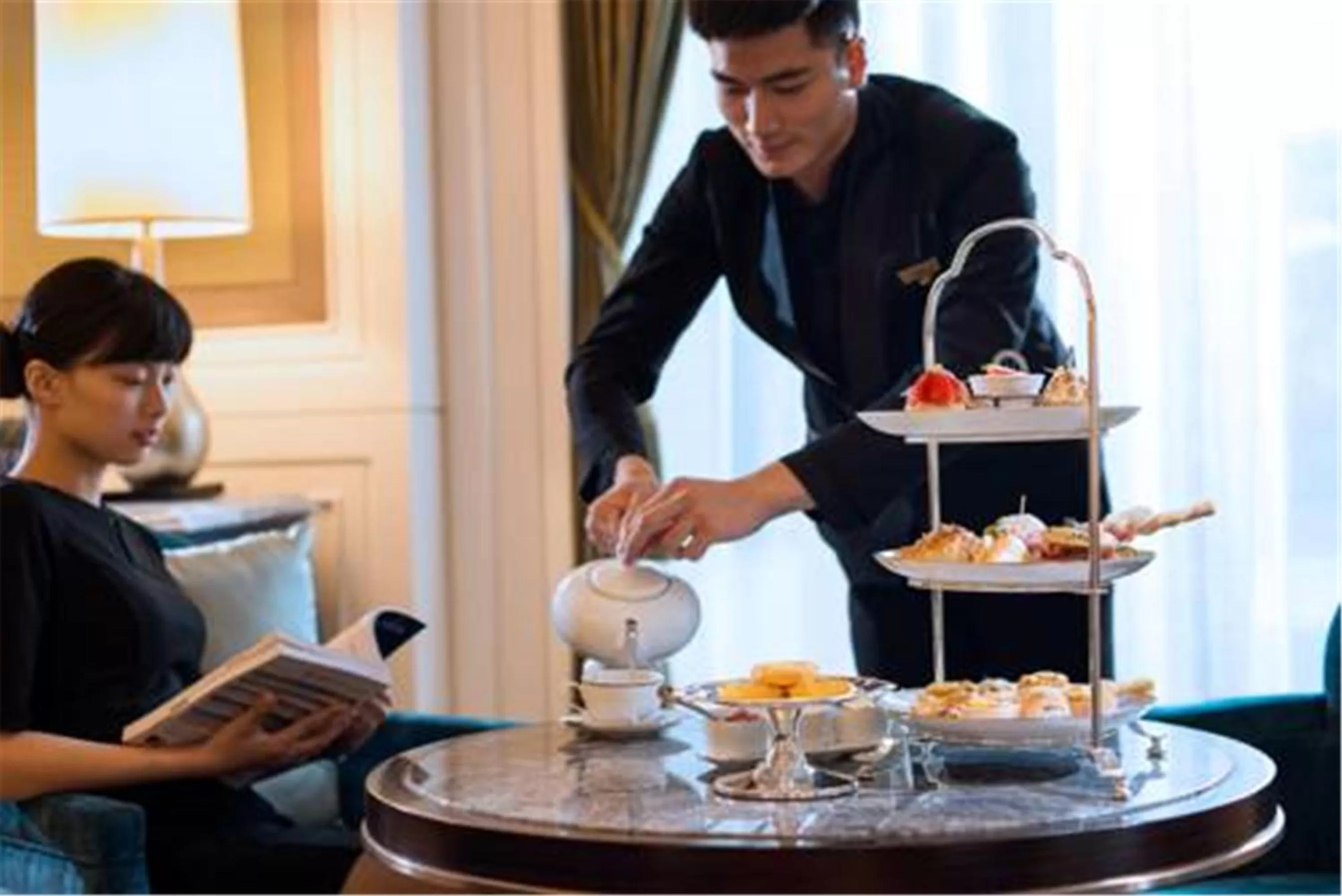 Staff in Sofitel Shanghai Hongqiao