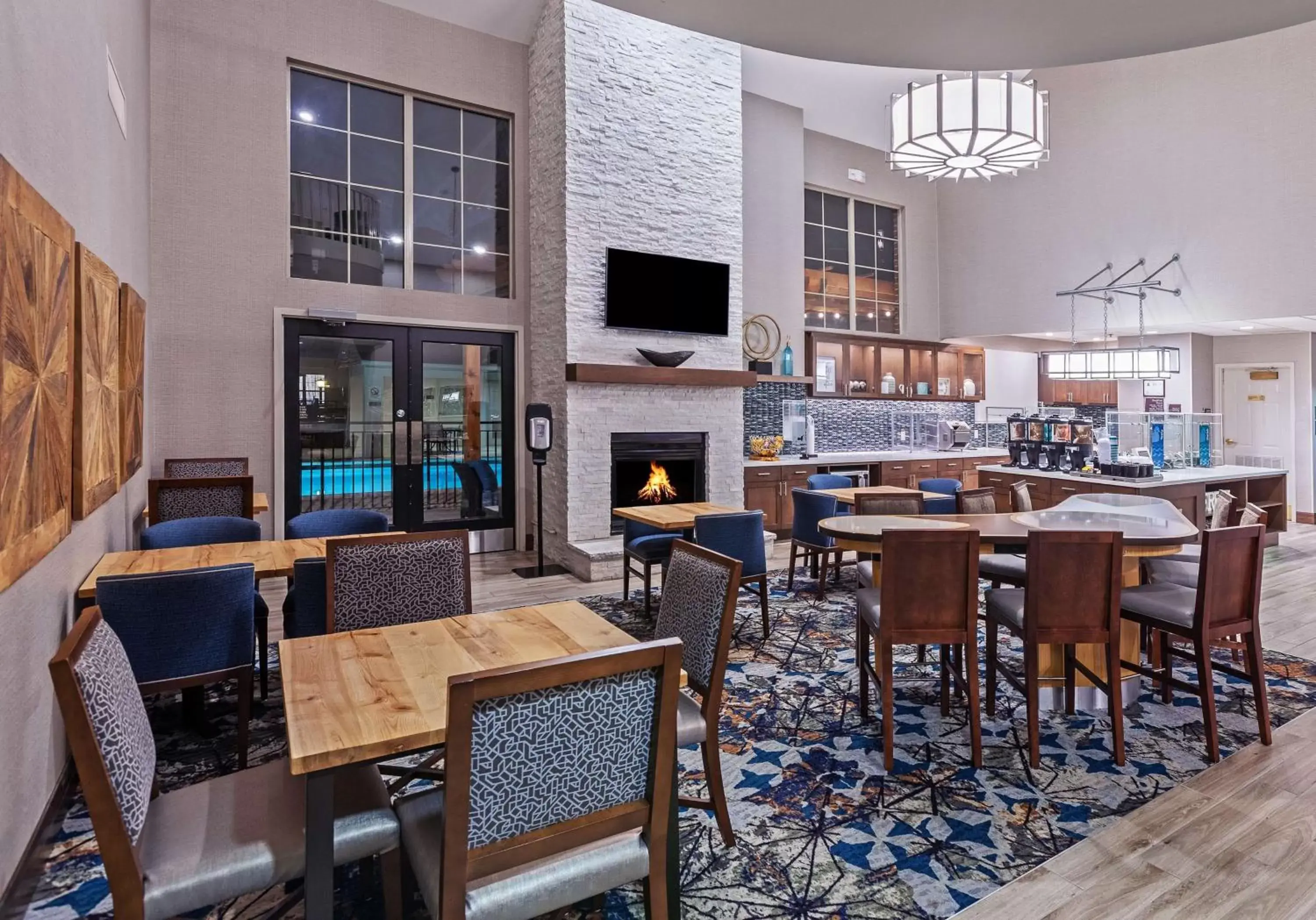 Lobby or reception, Restaurant/Places to Eat in Homewood Suites by Hilton Greensboro