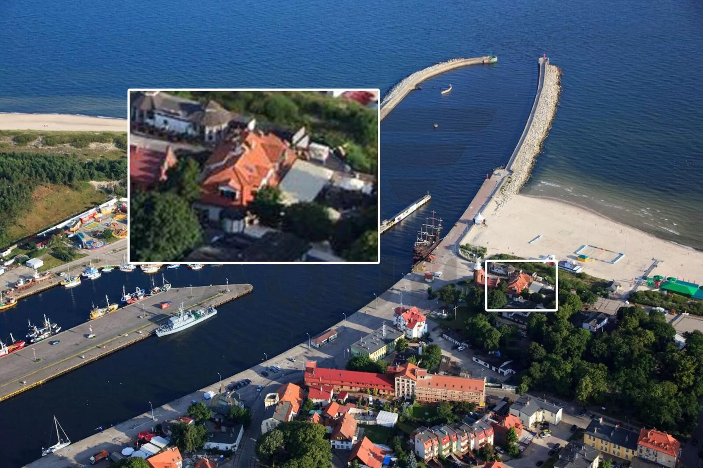 Nearby landmark in COLUMBUS Apartamenty Ustka - Limanowskiego 1