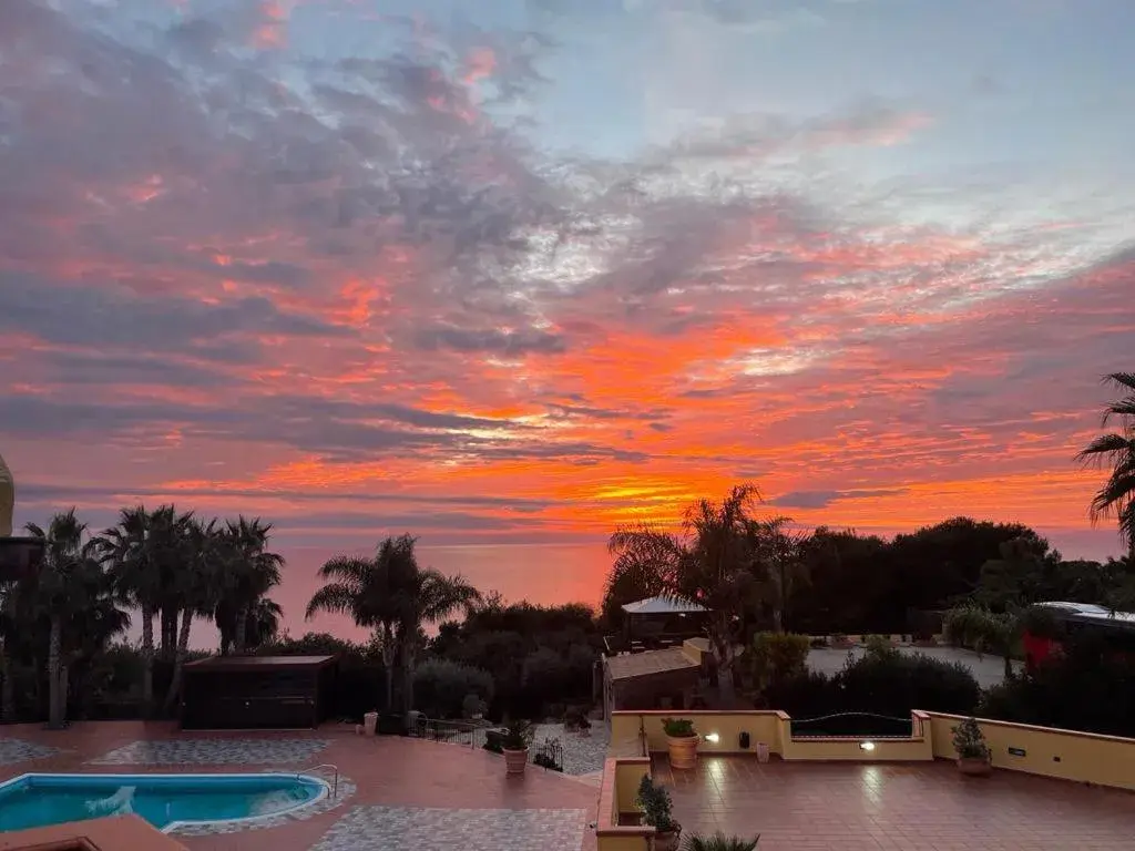 Pool view in Baia Di Ulisse Wellness & Spa