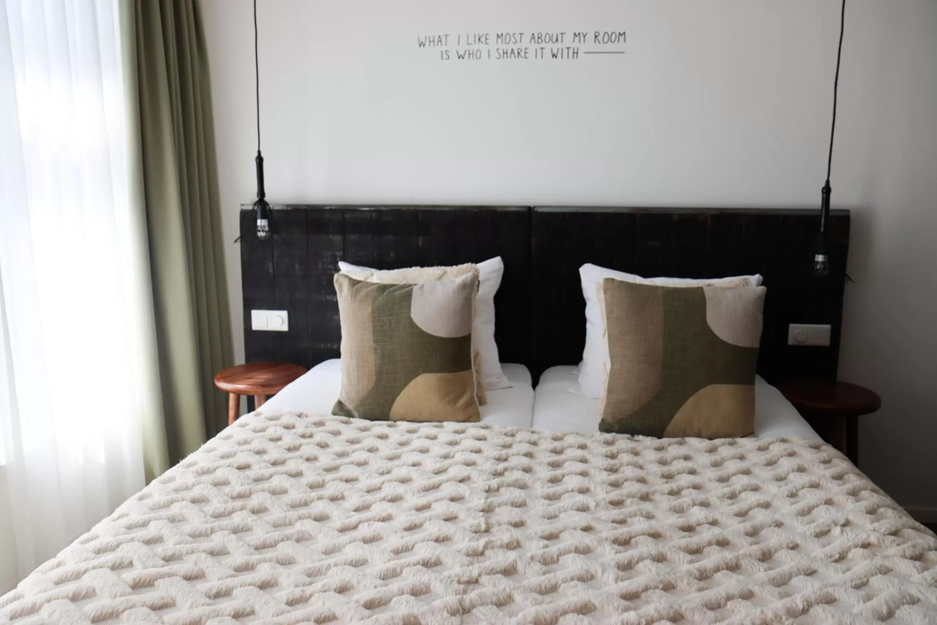 Bed in Hotel Dwars