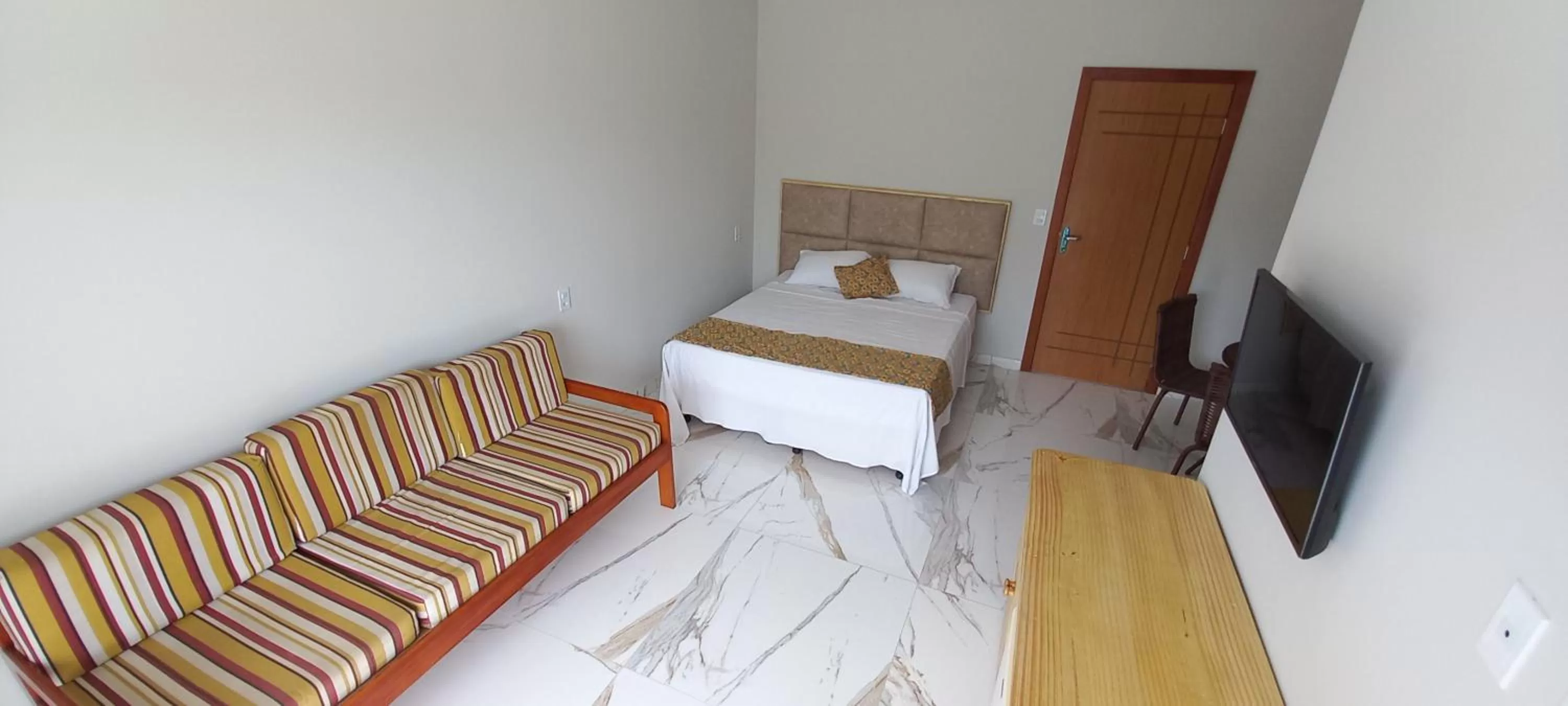 Bed in Pousada e Chale Porto Paraiso