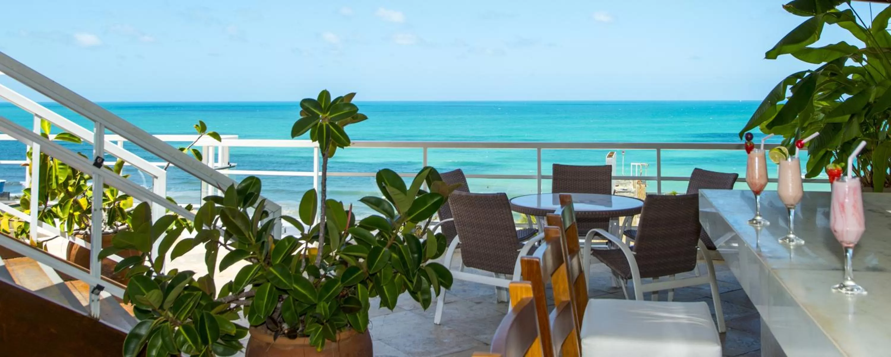 Patio in Vip Praia Hotel