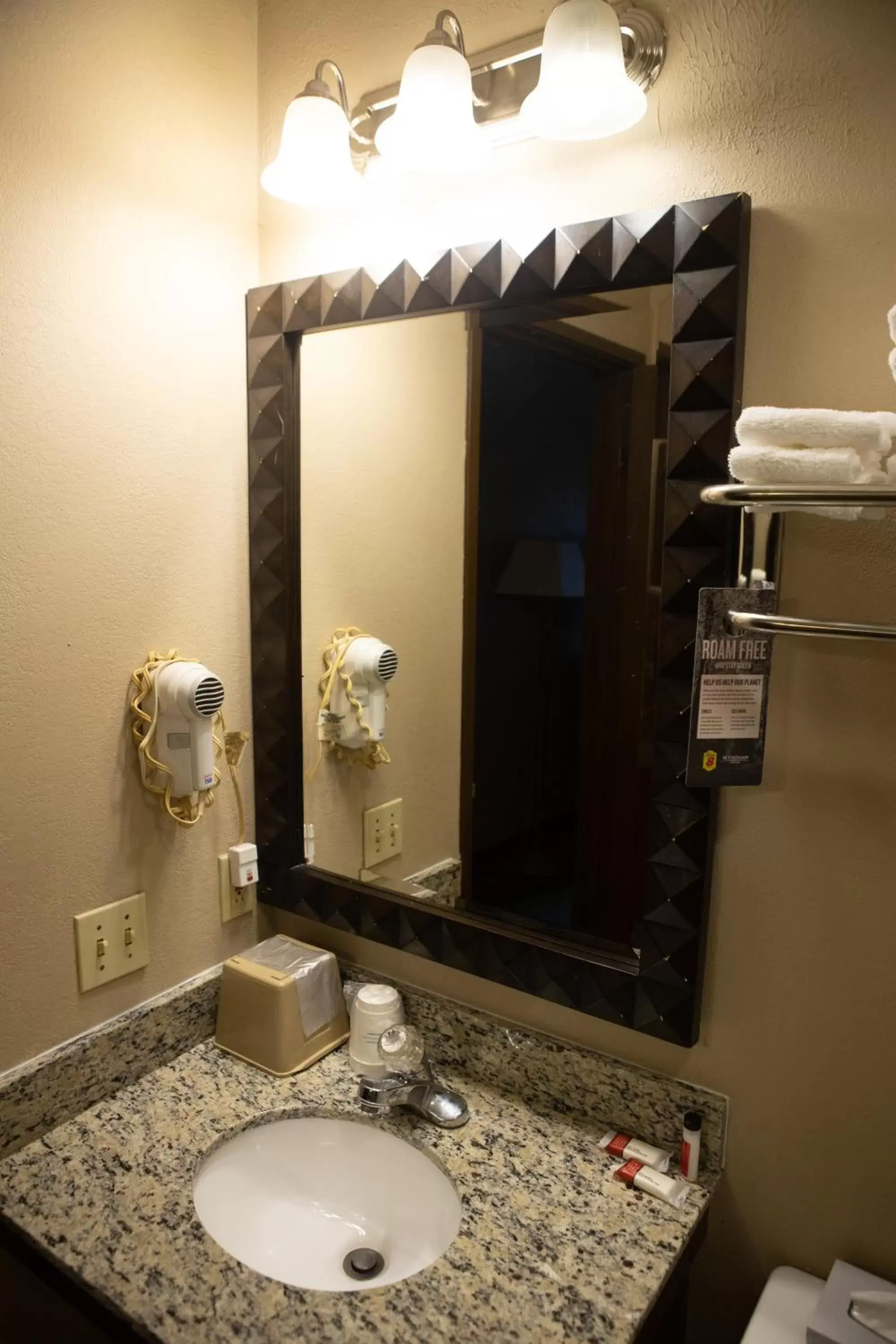 Bathroom in Super 8 by Wyndham Fairmont